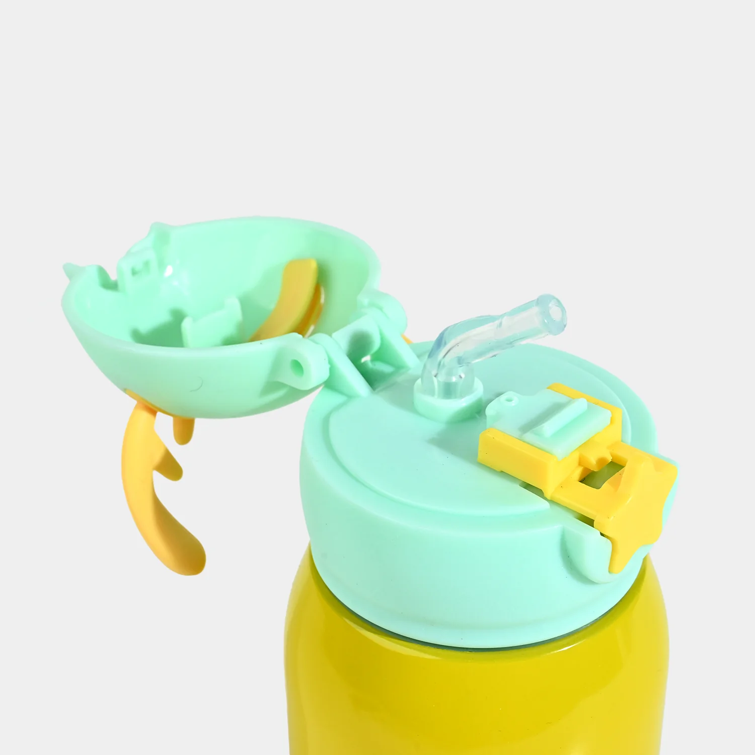 CHARACTER STEEL SIPPER/STRAW BOTTLE 1548-YELLOW - Image 3