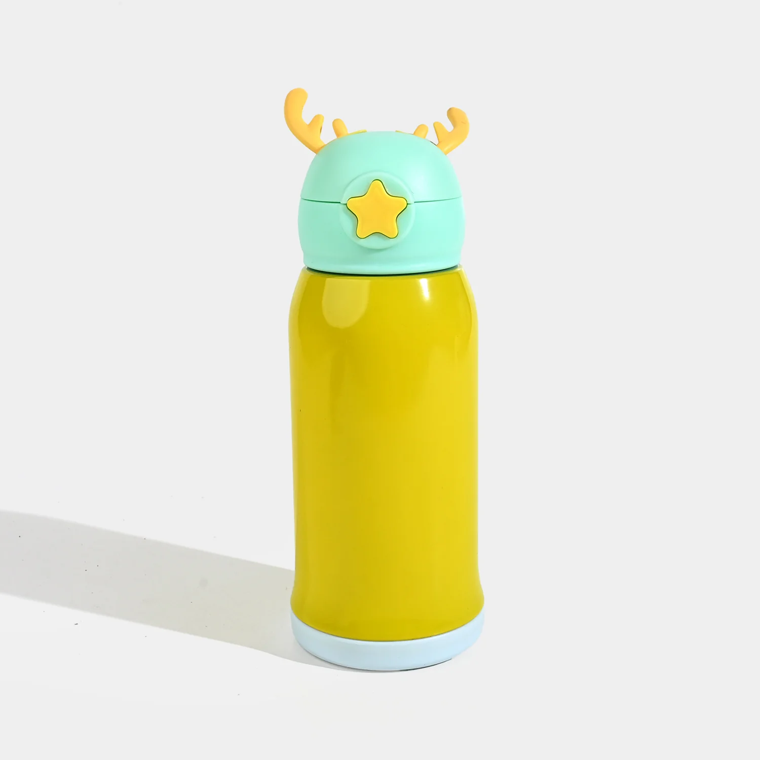 CHARACTER STEEL SIPPER/STRAW BOTTLE 1548-YELLOW - Image 5