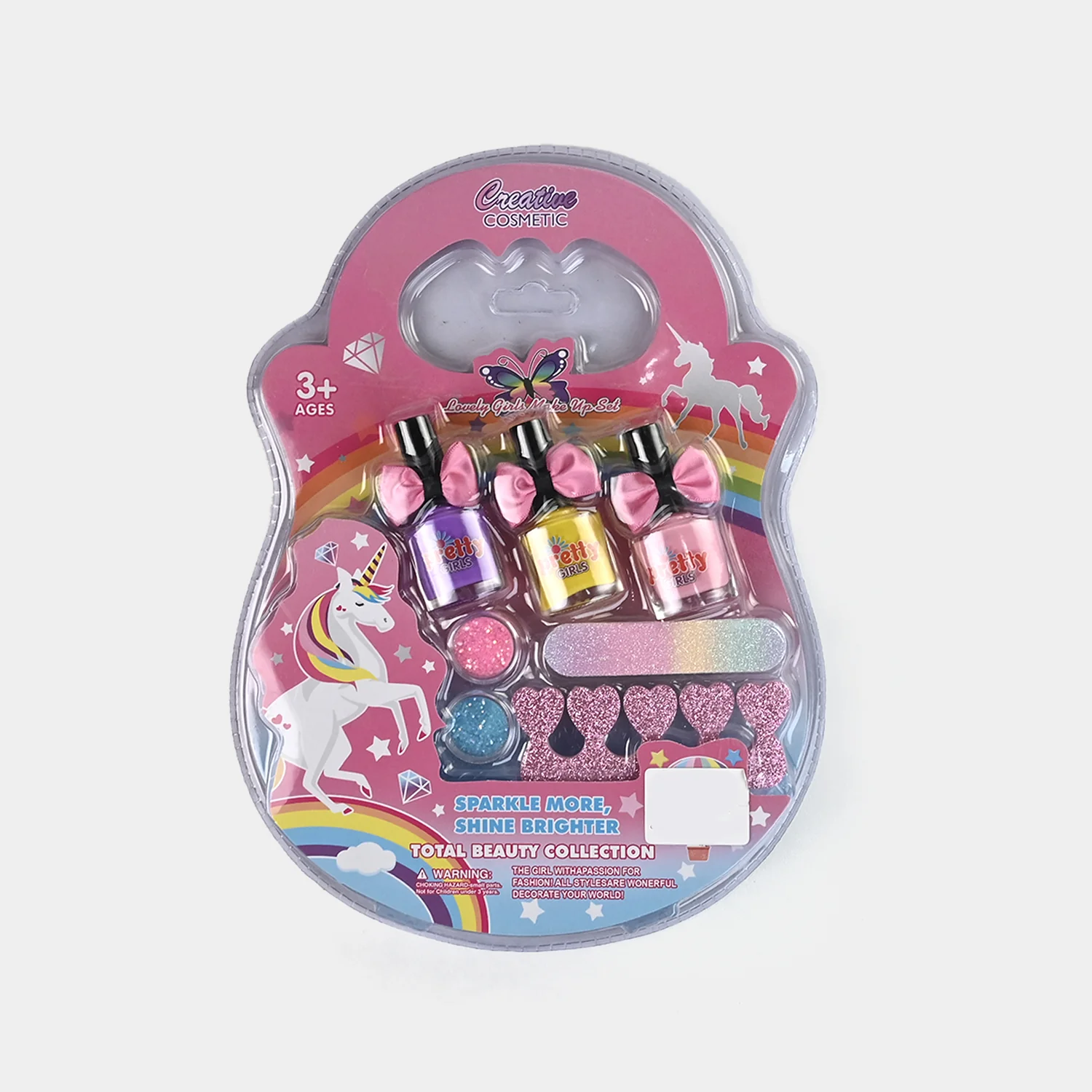 Girls Makeup & Nail Polish Set