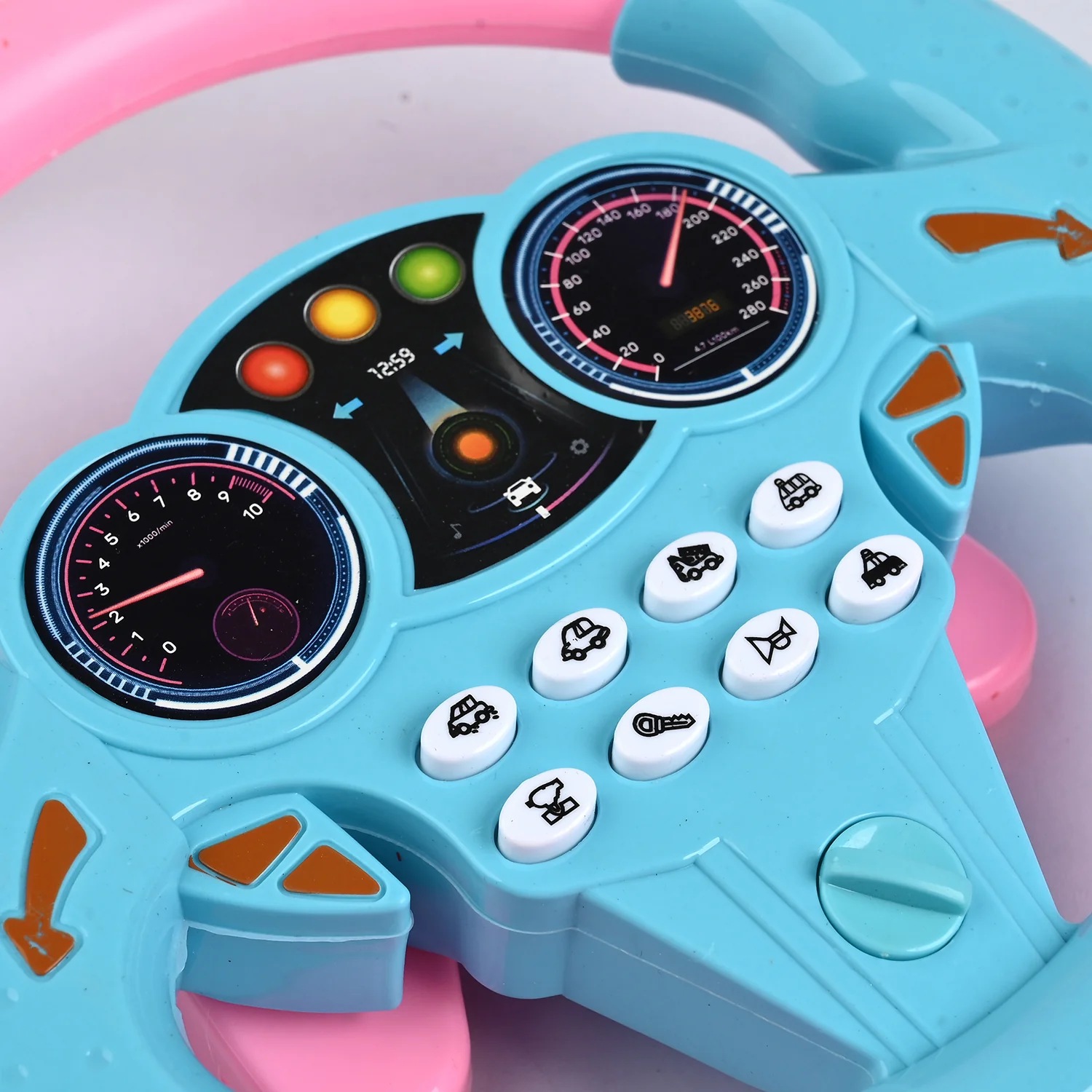 Toy Steering Wheel with Sound Effects | Interactive Driving Fun for Kids - Image 2