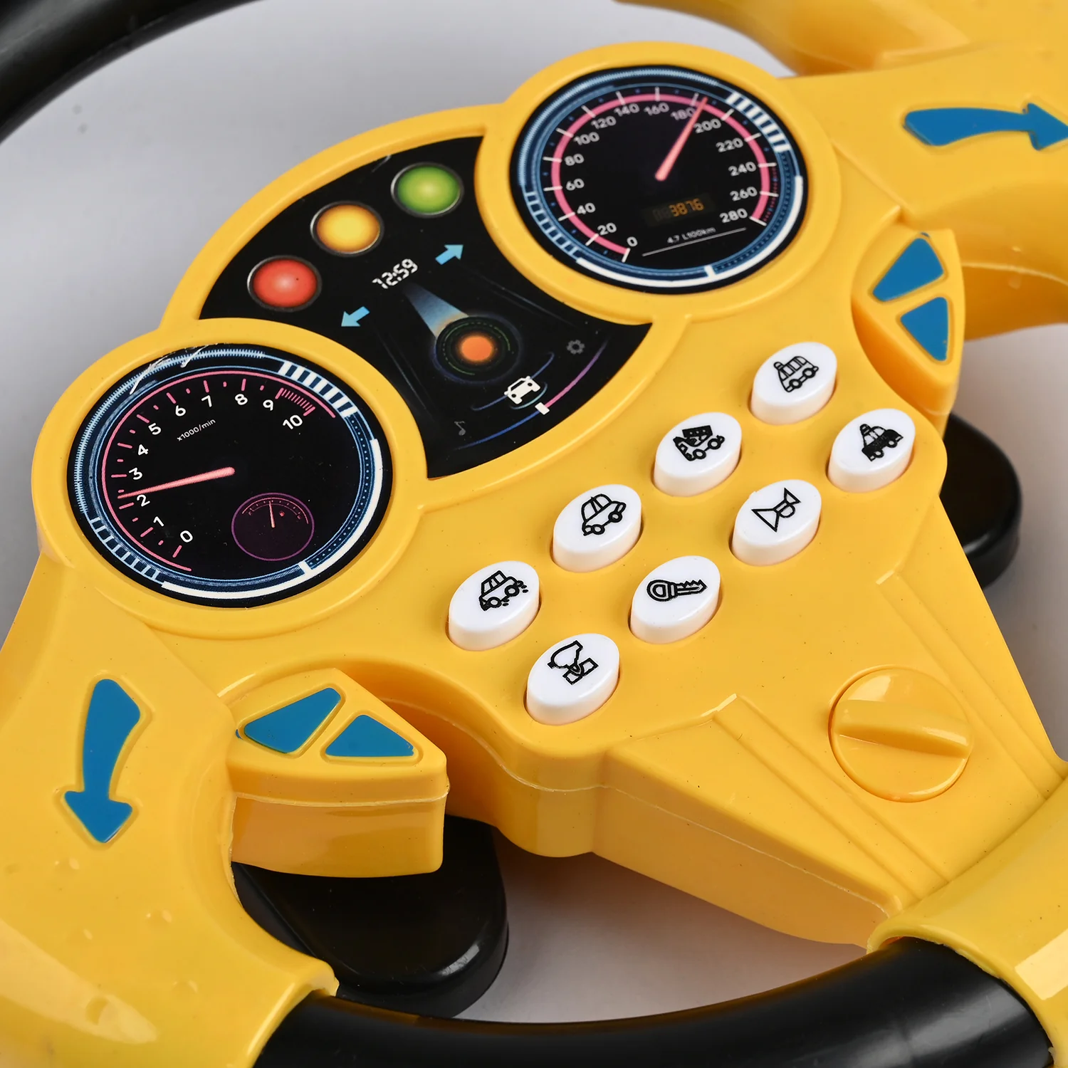 Toy Steering Wheel with Sound Effects | Interactive Driving Fun for Kids - Image 2