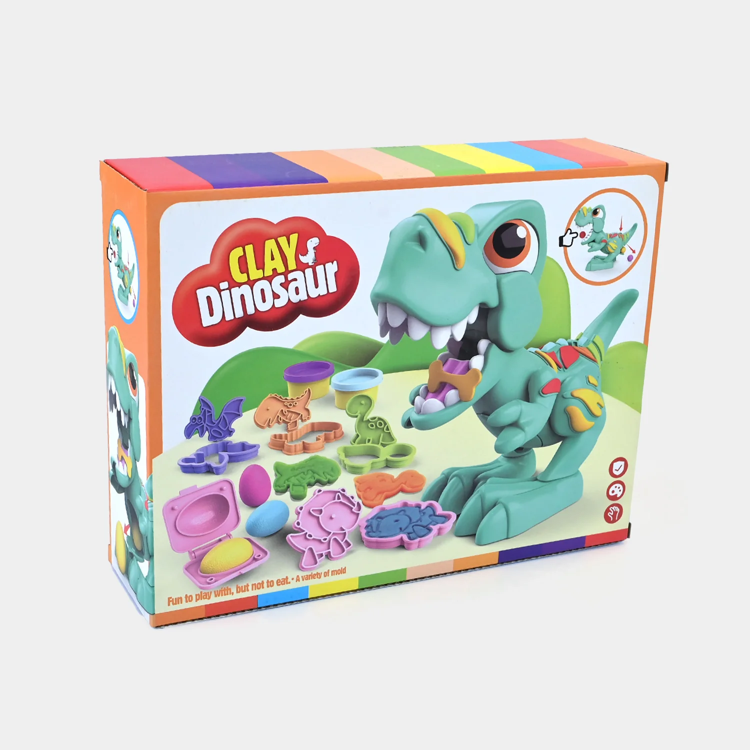 Clay Dinosaur Creative Play Set - Image 3