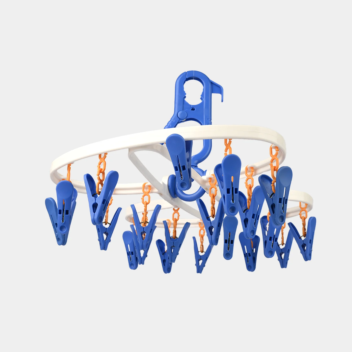 Baby Clothes Drying Hanger With Multiple Clips - Image 2