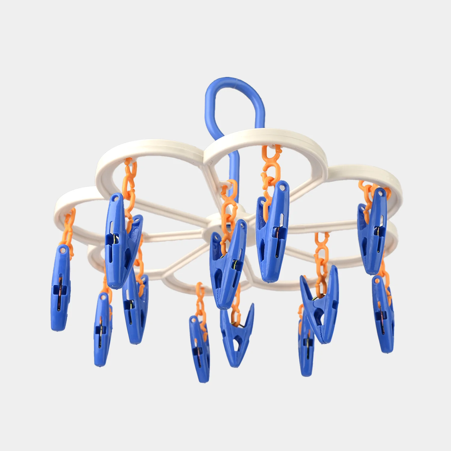Baby Clothes Drying Hanger With Multiple Clips - Image 2