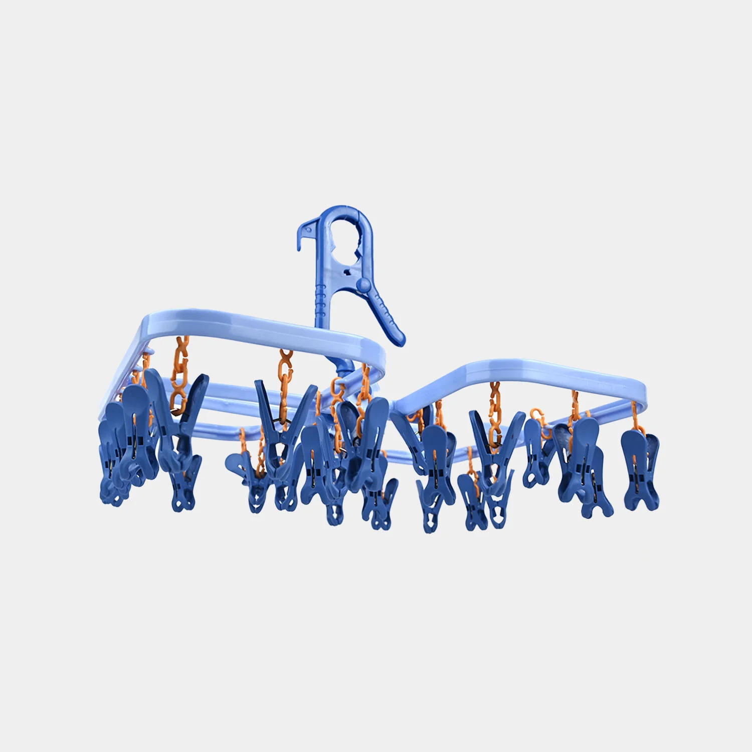 Baby Clothes Drying Hanger With Multiple Clips - Image 2