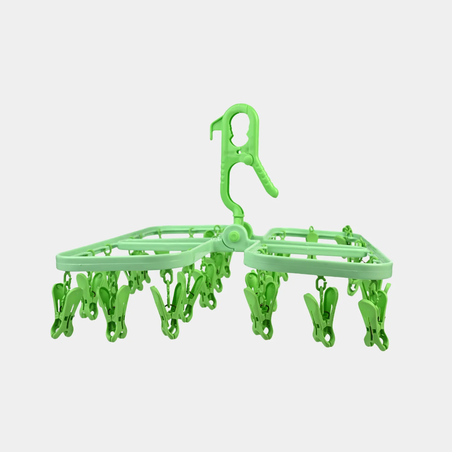 Baby Clothes Drying Hanger With Multiple Clips - Image 2