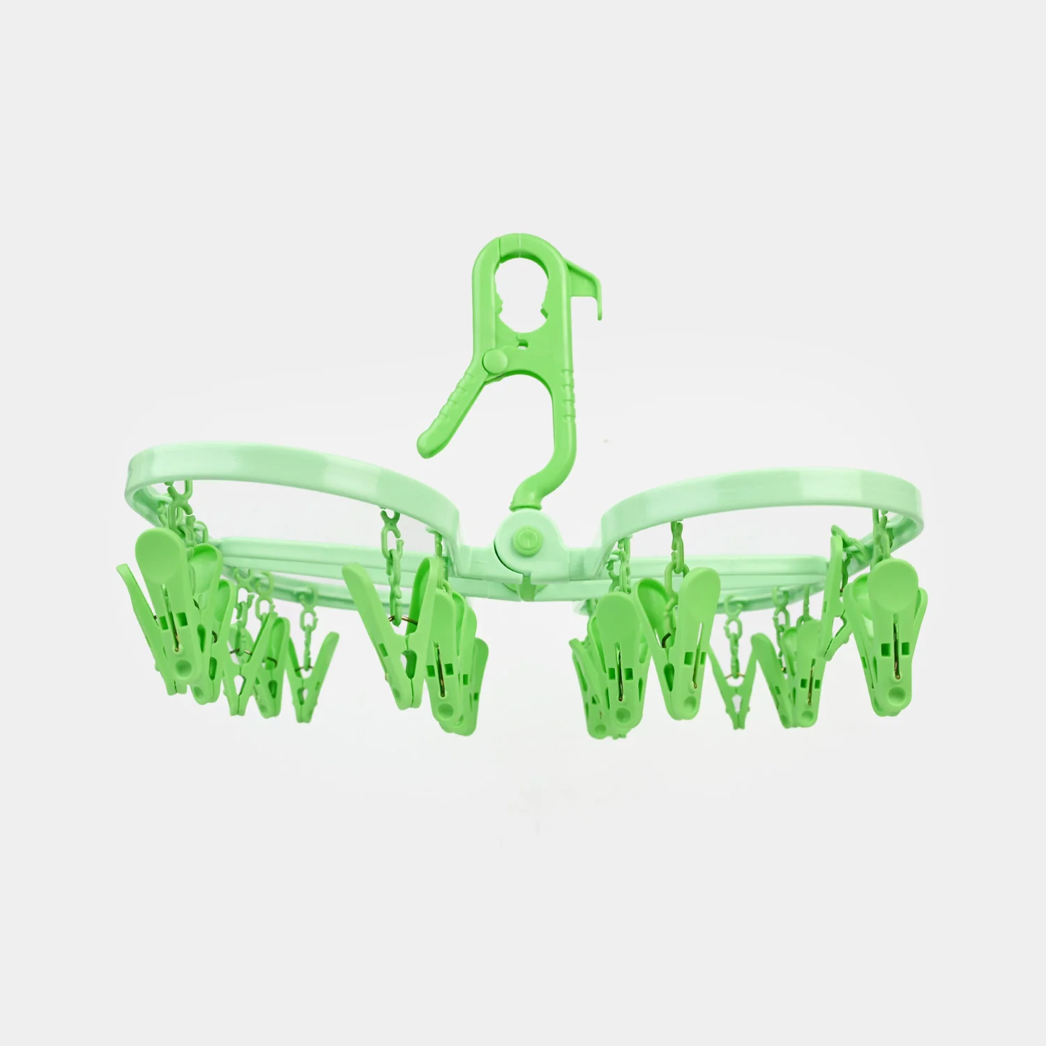 Baby Clothes Drying Hanger With Multiple Clips - Image 2