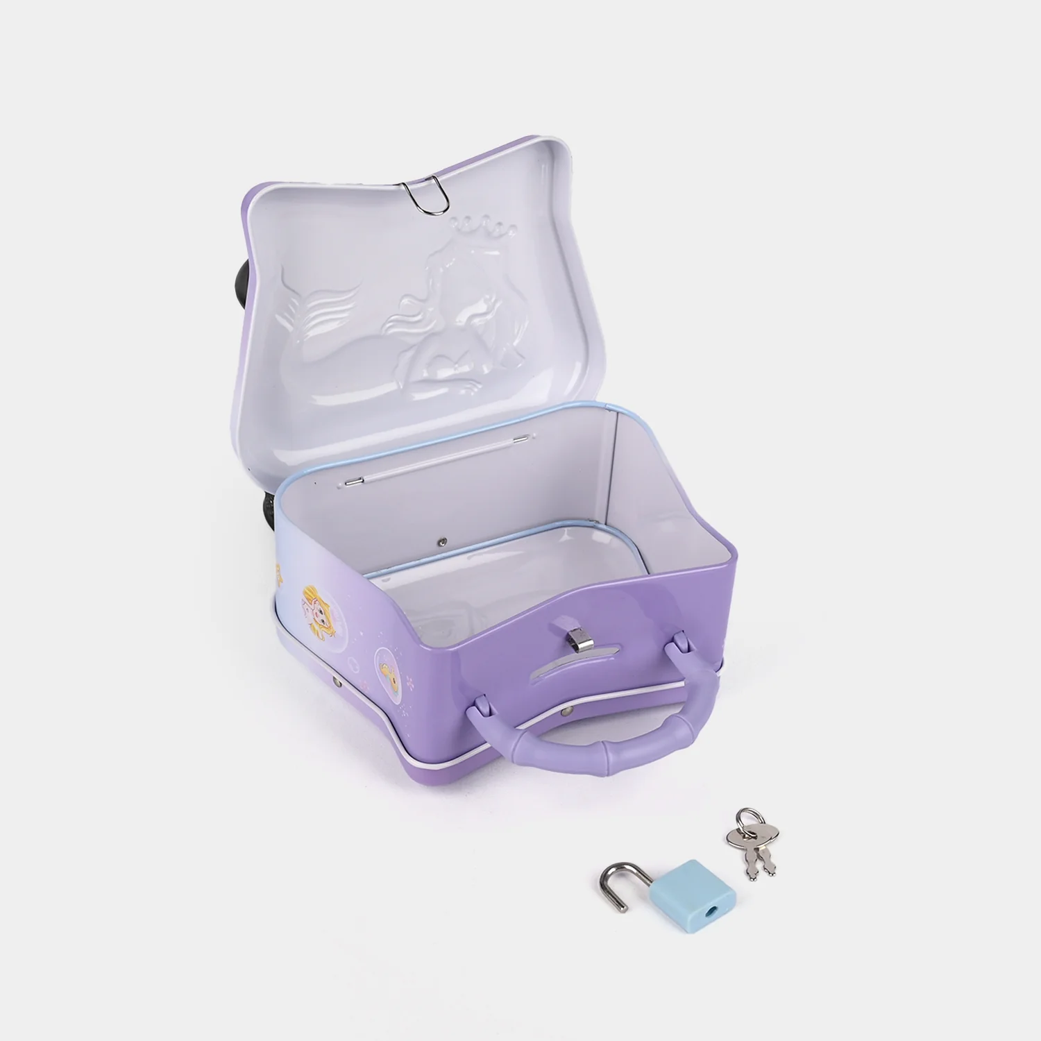 Metal Coin/Money Box with Lock For Kids - Image 3