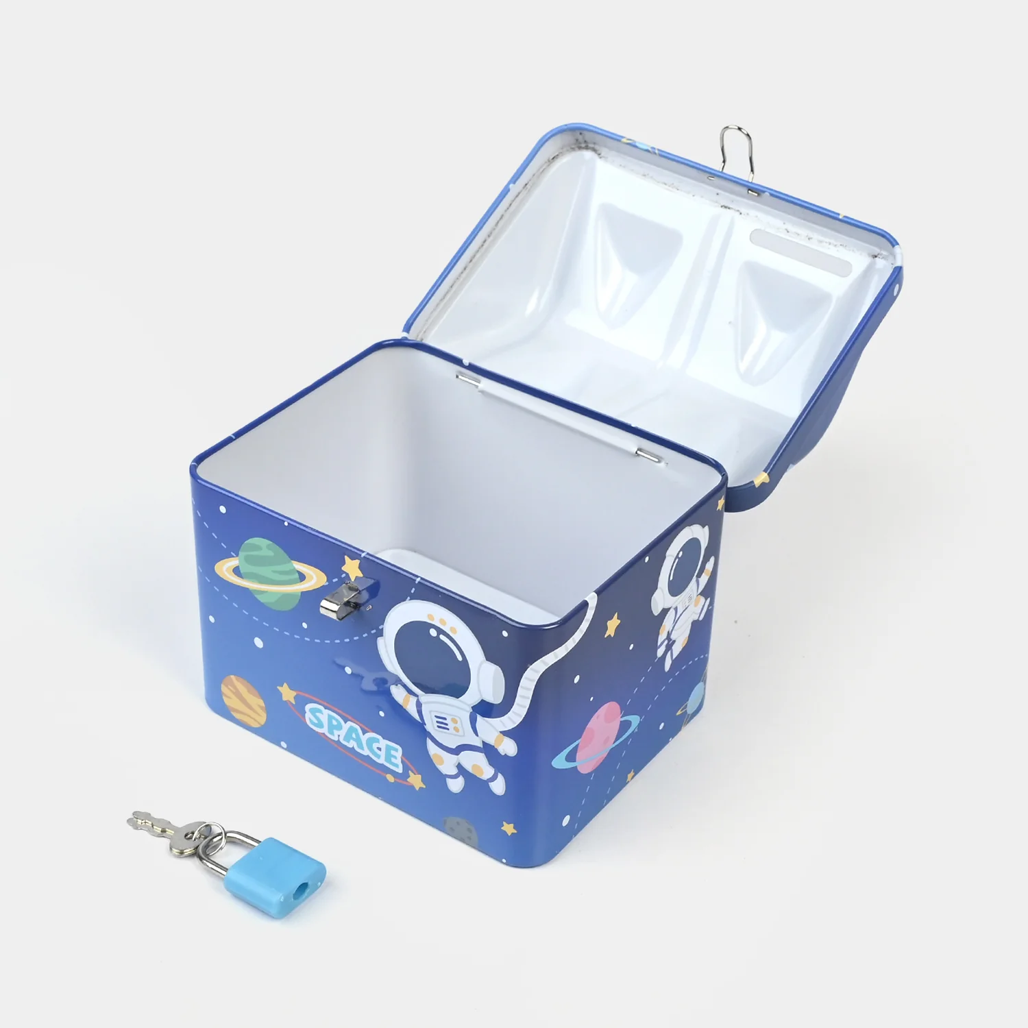 Metal Coin/Money Box with Lock For Kids - Image 2