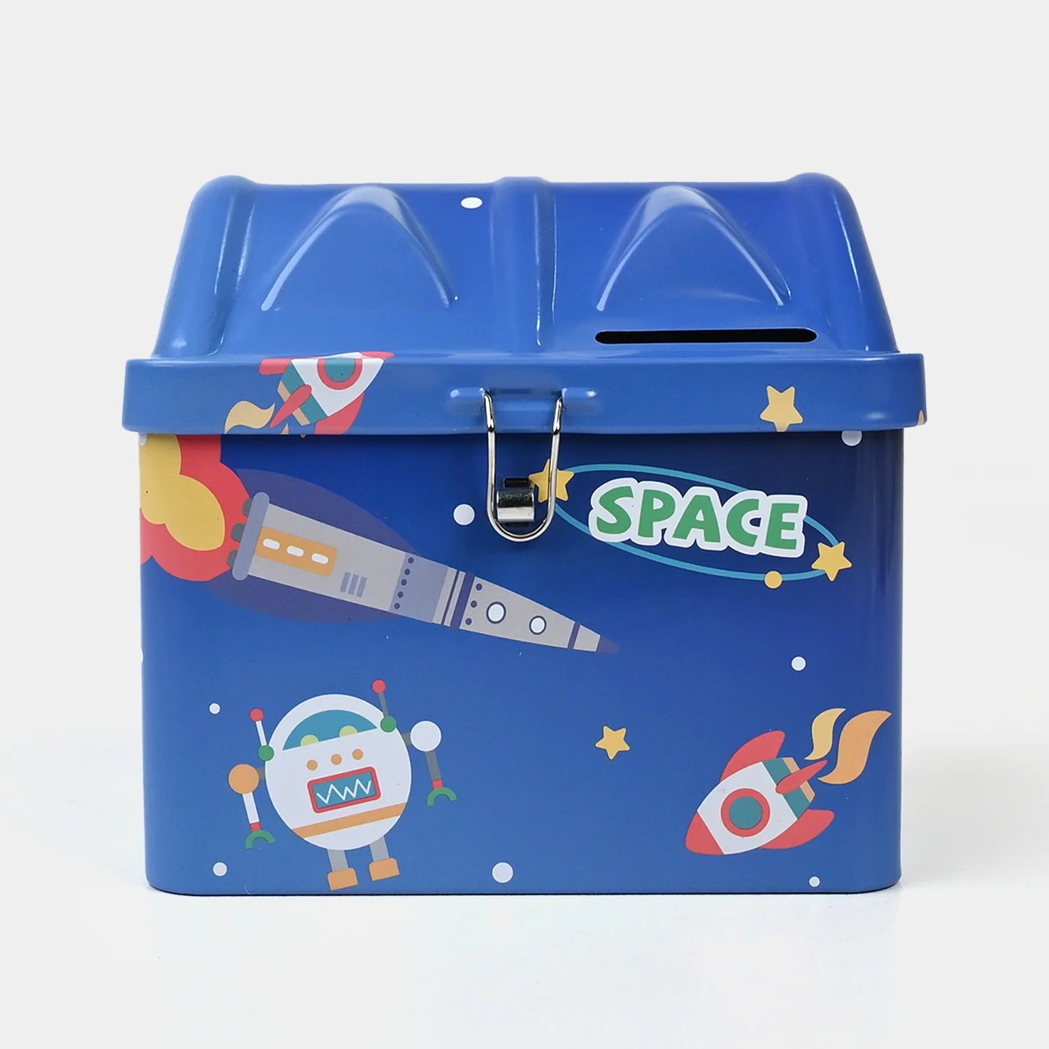 Metal Coin/Money Box with Lock For Kids - Image 3