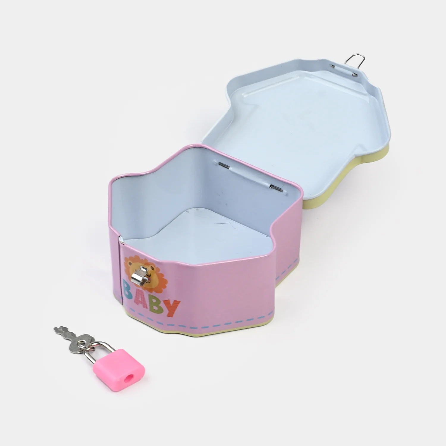 Metal Coin/Money Box with Lock For Kids - Image 2