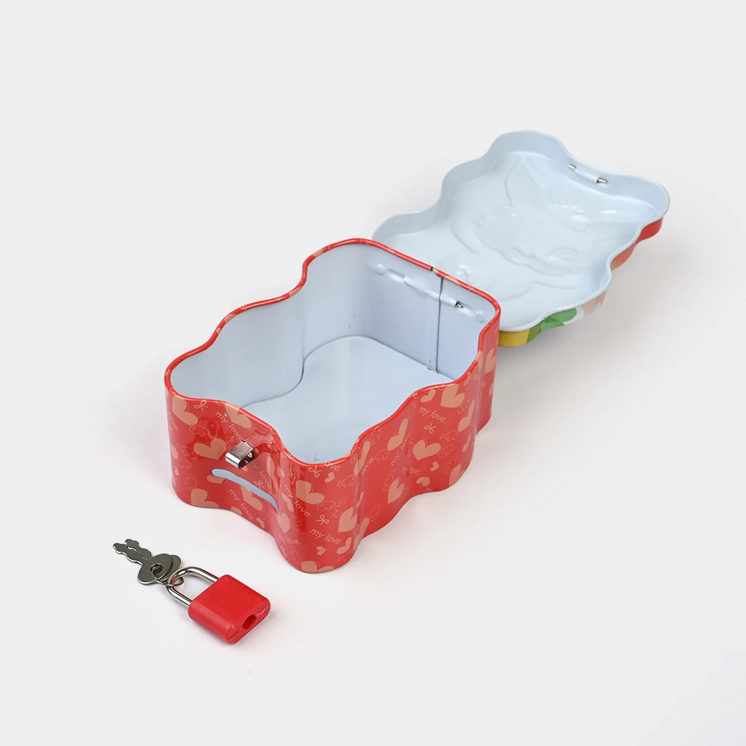 Metal Coin/Money Box with Lock For Kids - Image 2