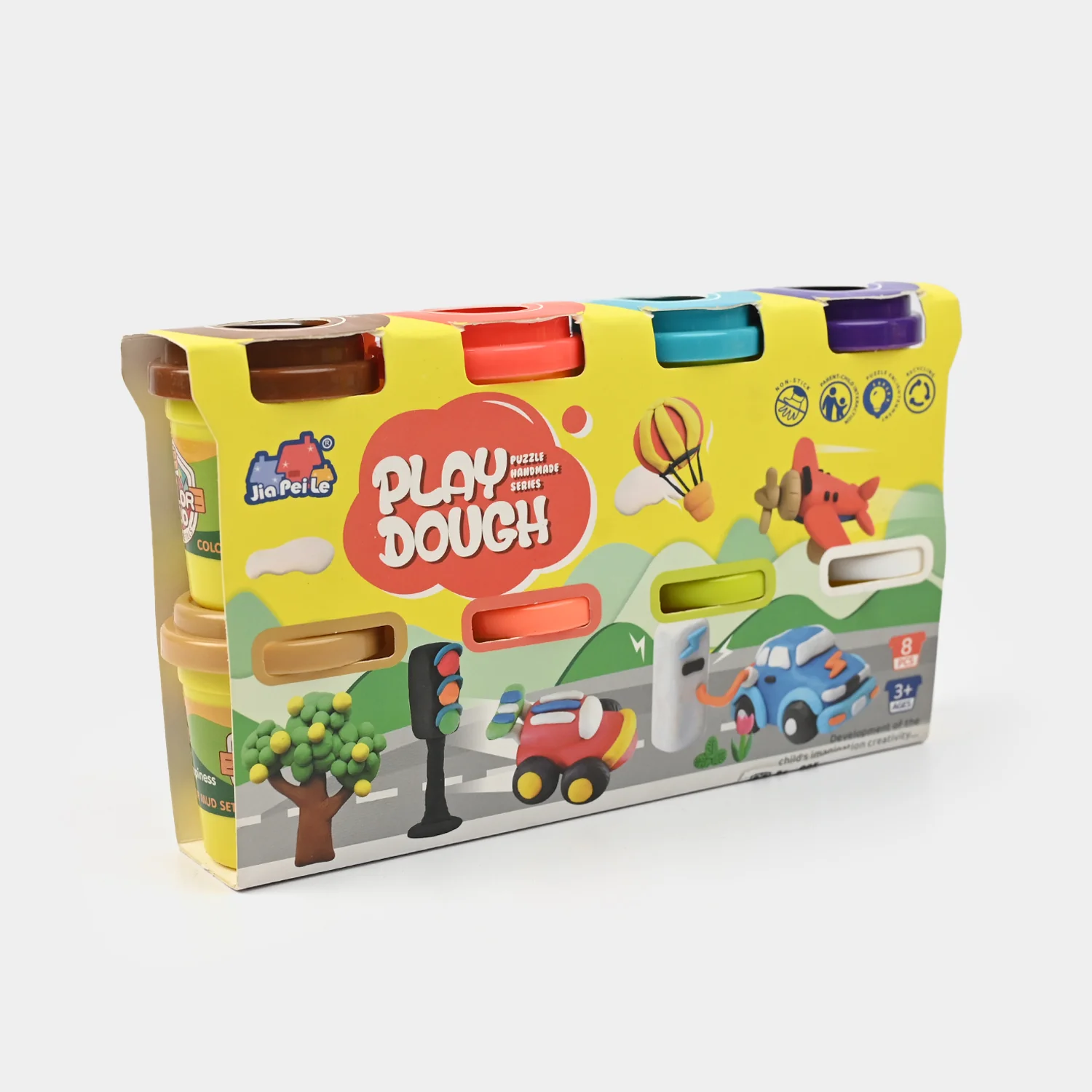 Color Mud Clay Set | 8Pcs for Kids - Image 3