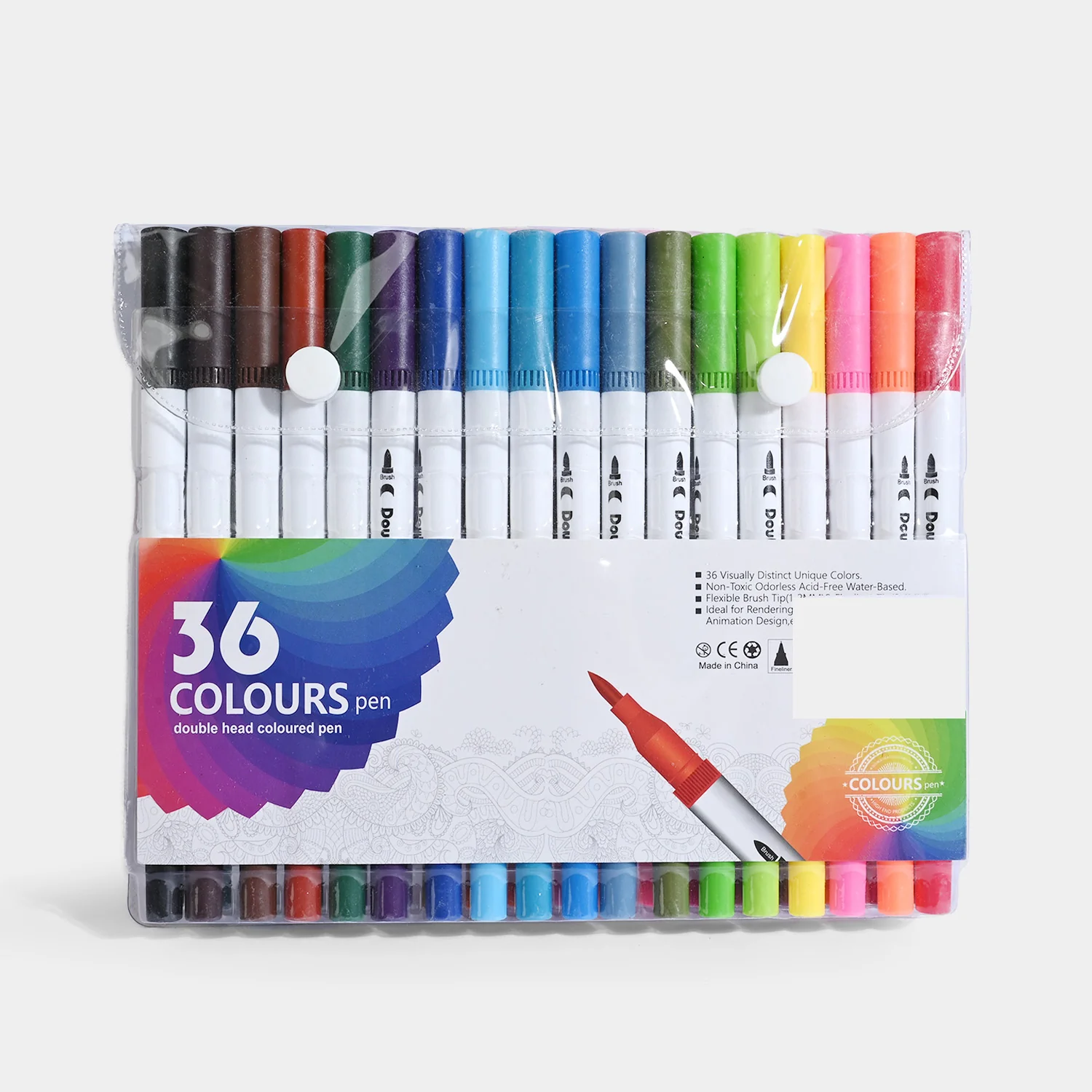 36 Colours Double-Head Coloured Pen Set - Image 3