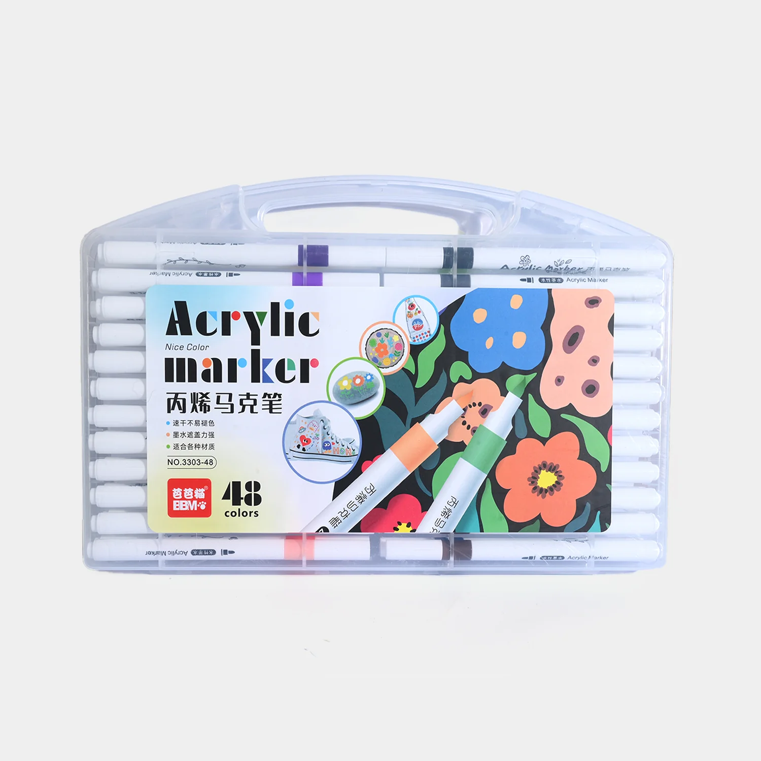 Acrylic Color Markers | 48Pcs - Image 3