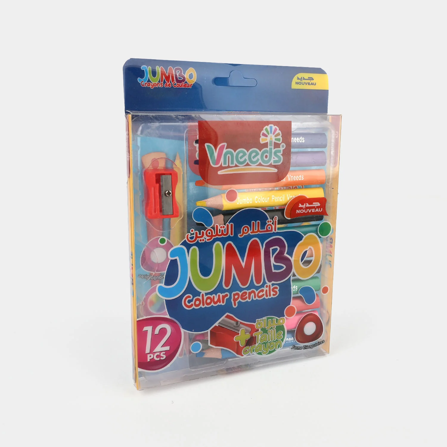 Jumbo Colour Pencil Set – 12 PCS - Image 3