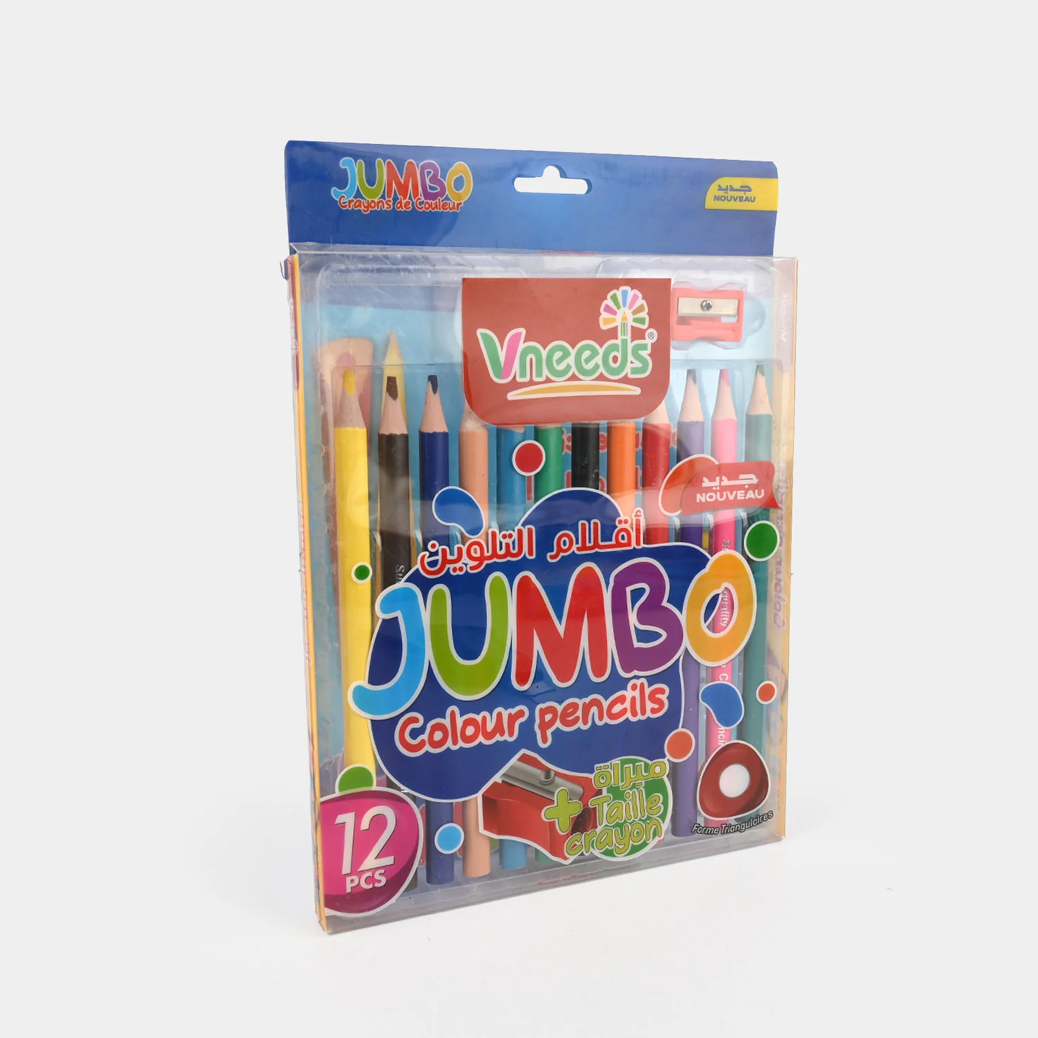 Jumbo Colour Pencil Set – 12 PCS - Image 3