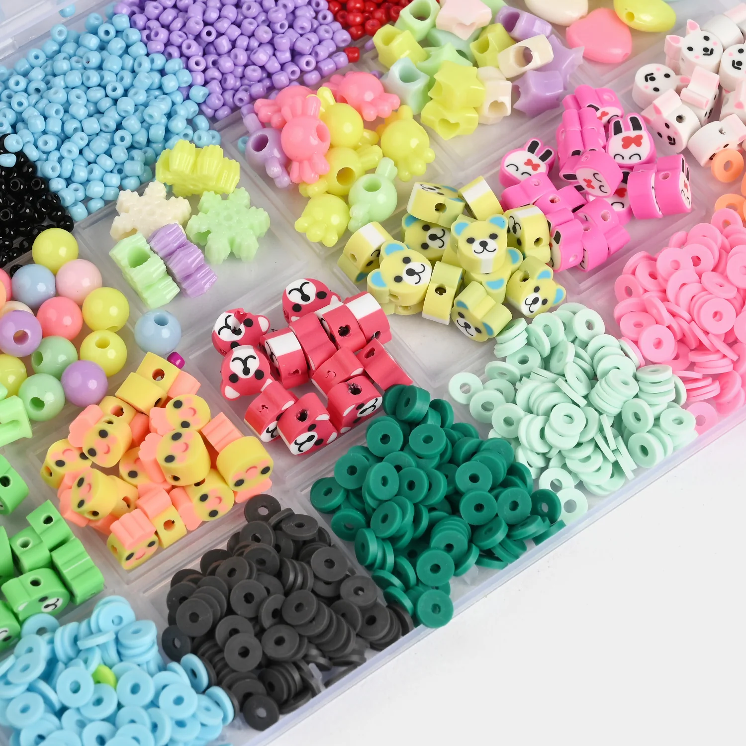 Girls Beads Set For Creative Play With Tweezers - Image 2