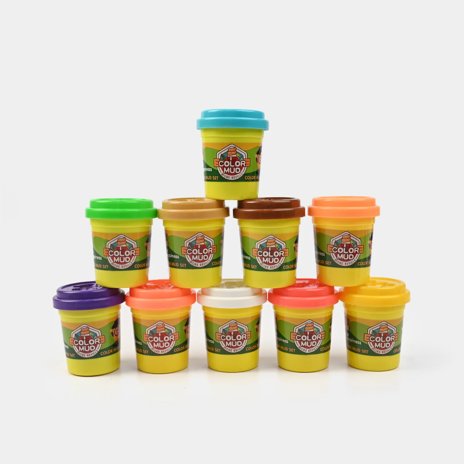 Color Mud Clay Set | 10Pcs for Kids