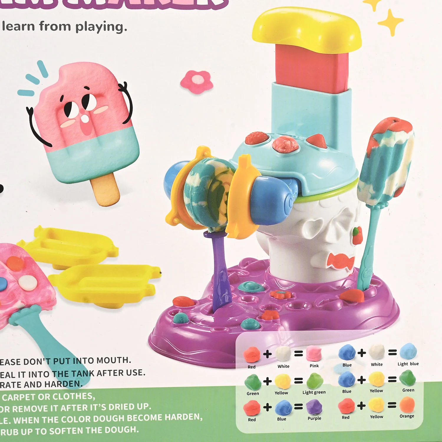 Clay Ice Cream Maker Set – Play Dough - Image 2