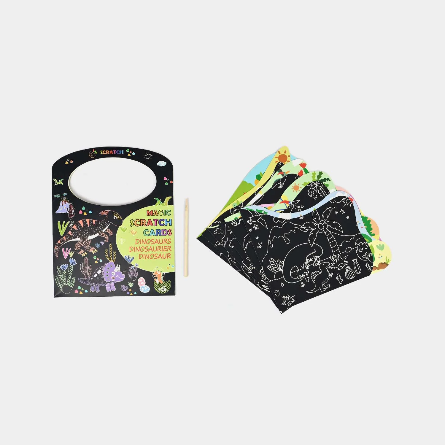 Dinosaur Magic Scratch Cards – Kids’ Creative Set - Image 2