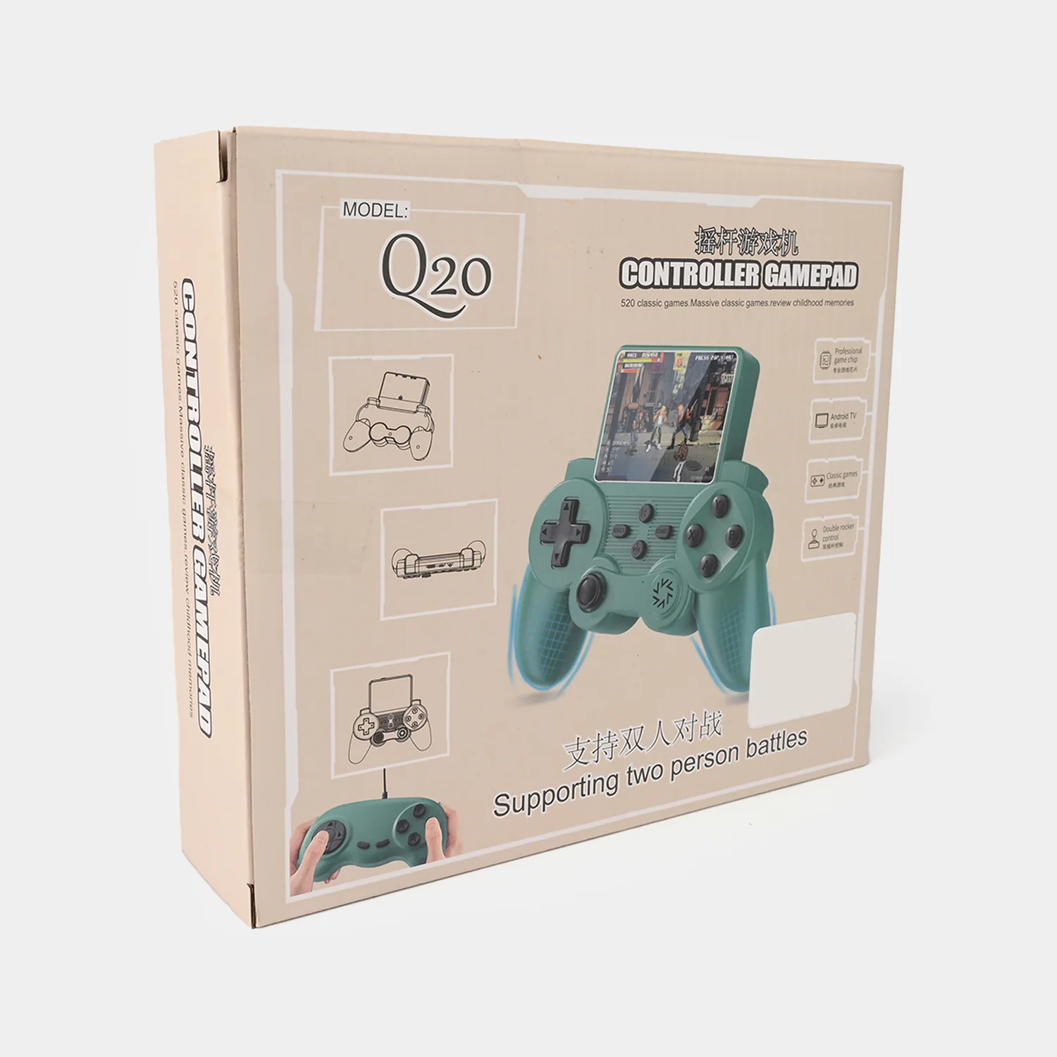 Q20 Retro Controller Gamepad – Portable Gaming Fun - Image 3