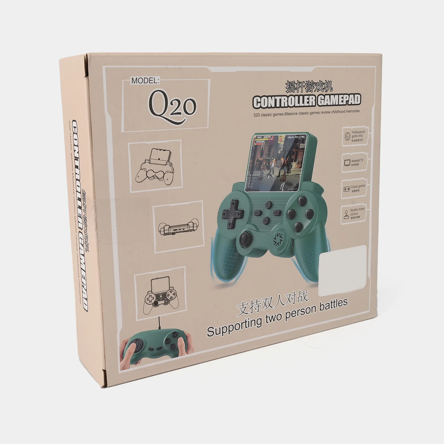 Q20 Retro Controller Gamepad – Portable Gaming Fun - Image 3