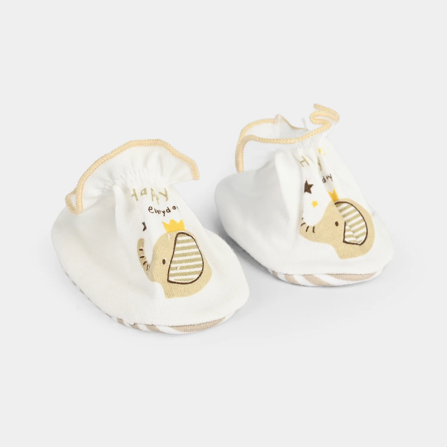 Soft Cotton Baby Booties | 0-6M