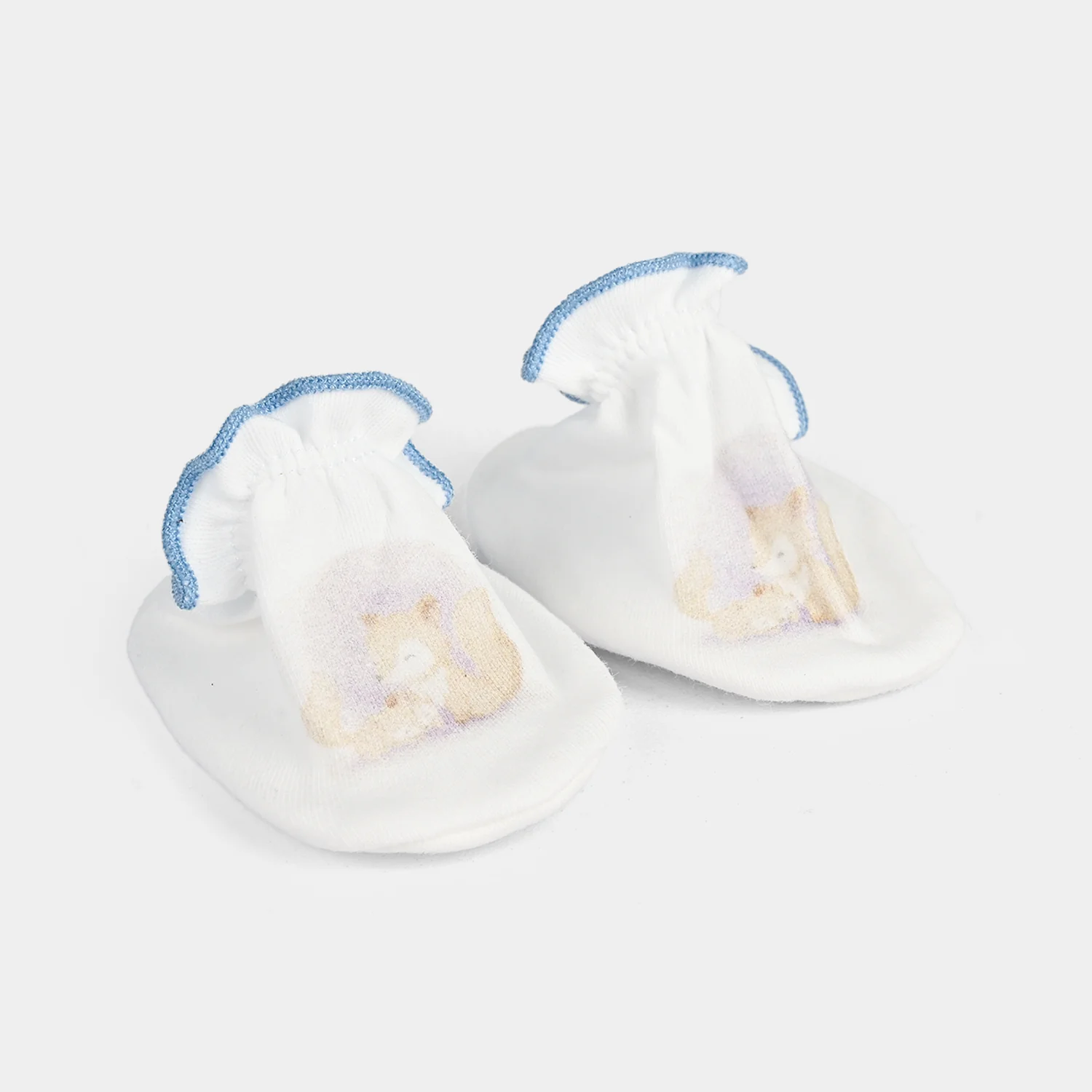 Soft Cotton Baby Booties | 0-6M