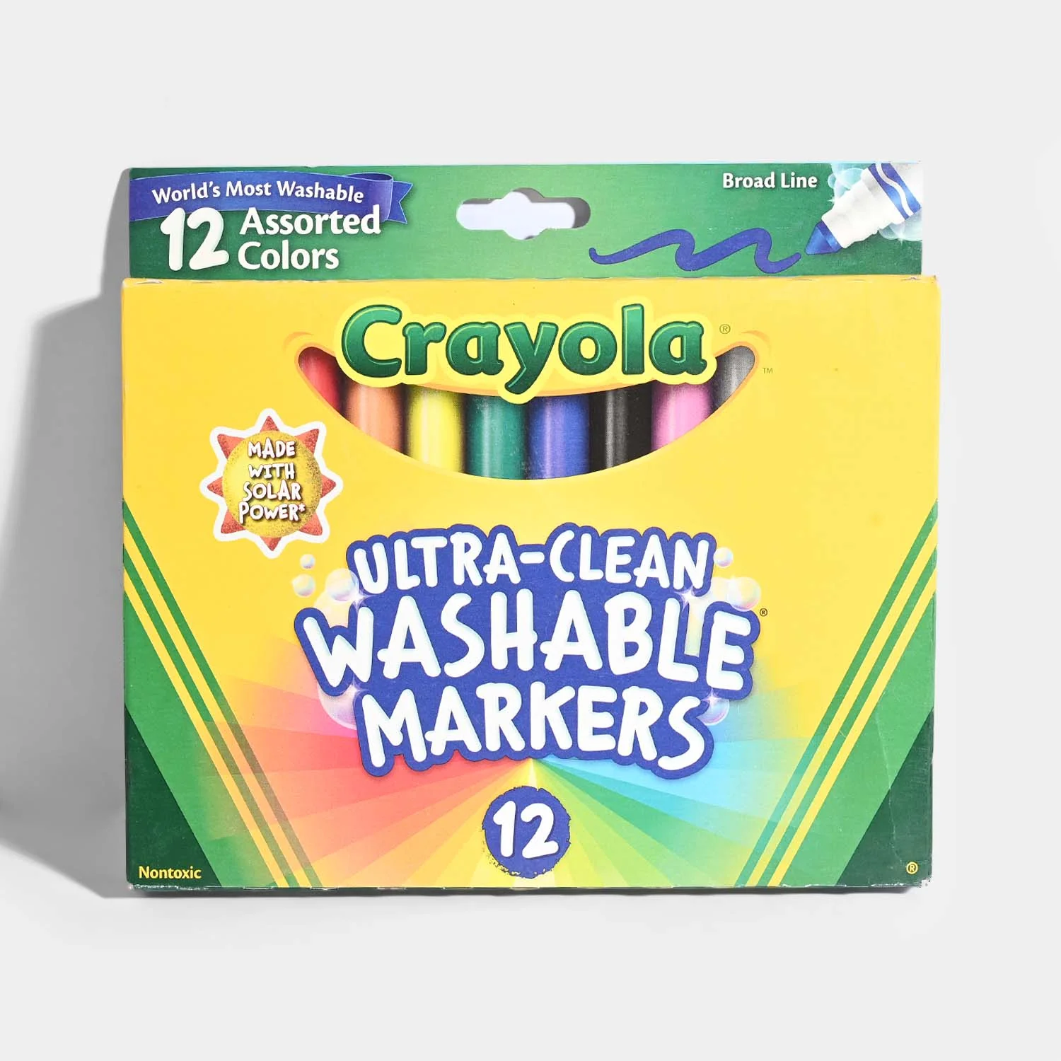 Crayola Ultra-Clean Washable Markers – 12 Assorted Colors - Image 3