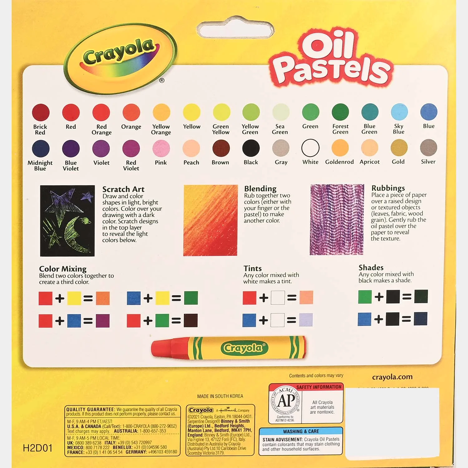 Crayola Oil Pastels – 28 Count - Image 4