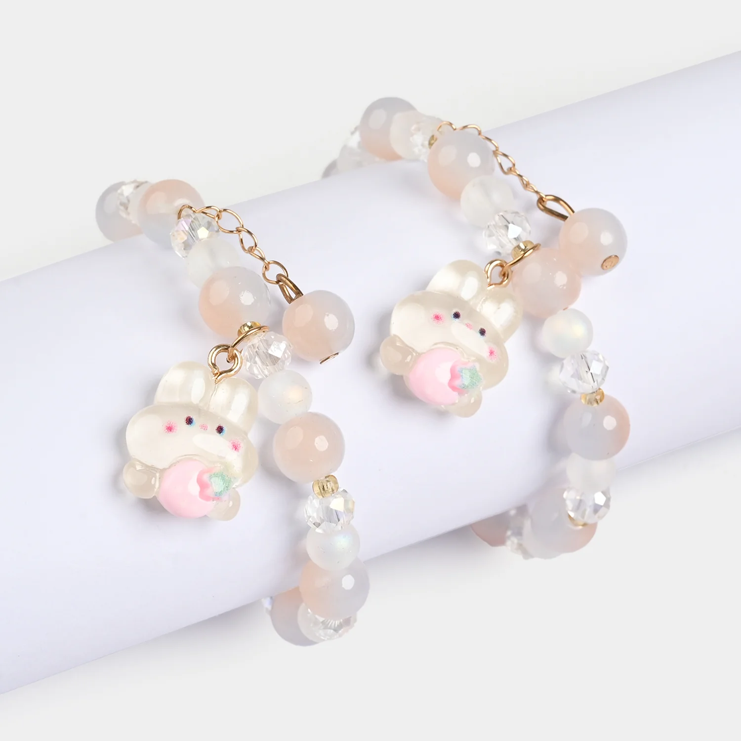Fancy Crystal Beaded Bracelet for Girls