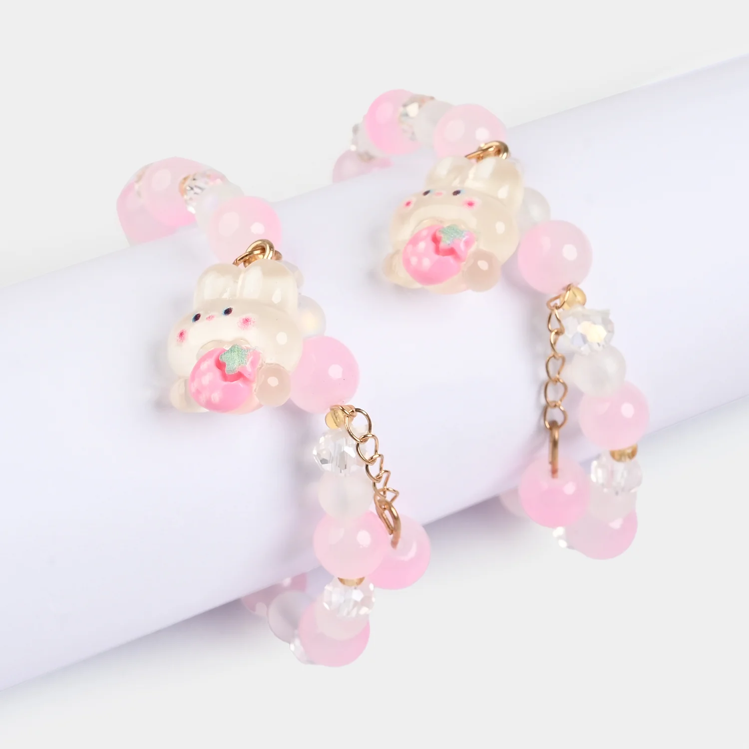 Fancy Crystal Beaded Bracelet for Girls