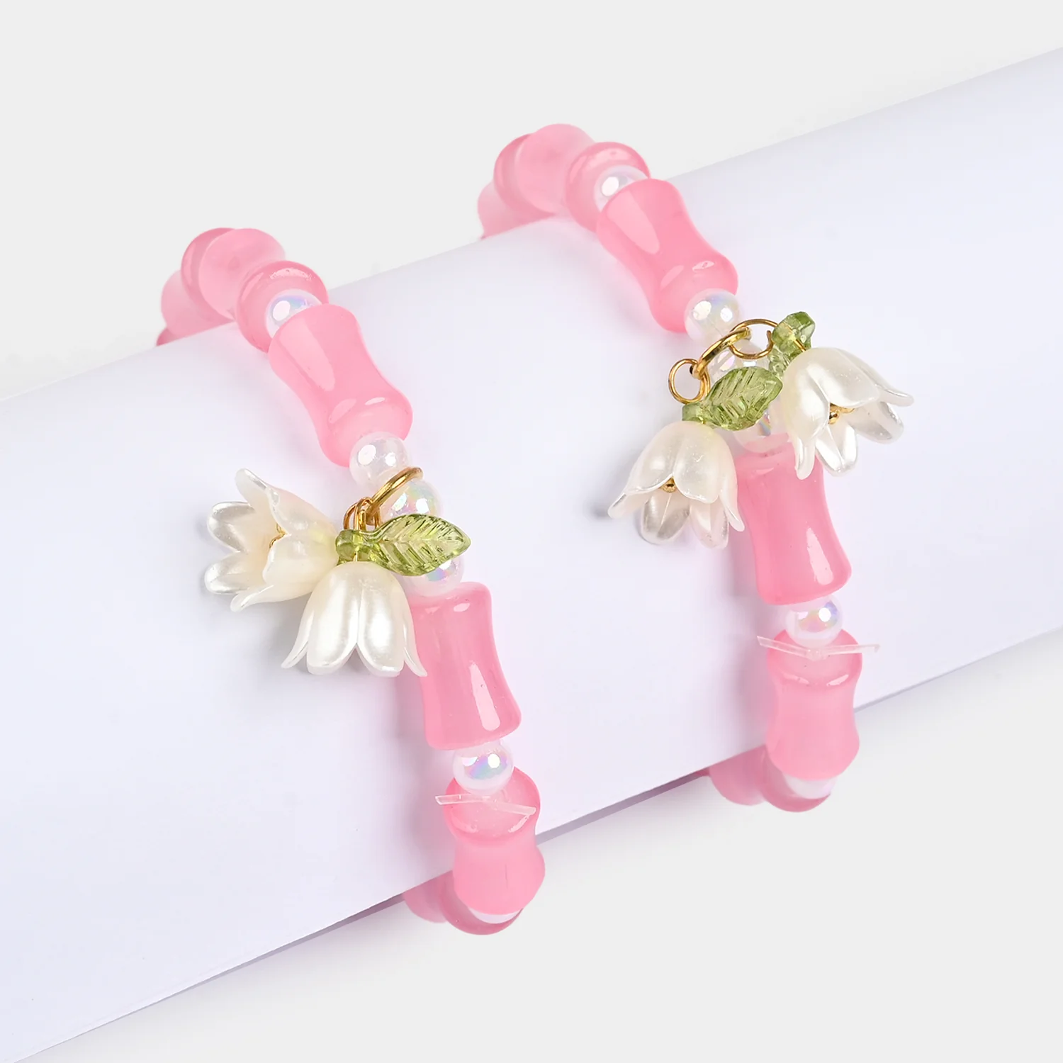 Fancy Crystal Beaded Bracelet for Girls