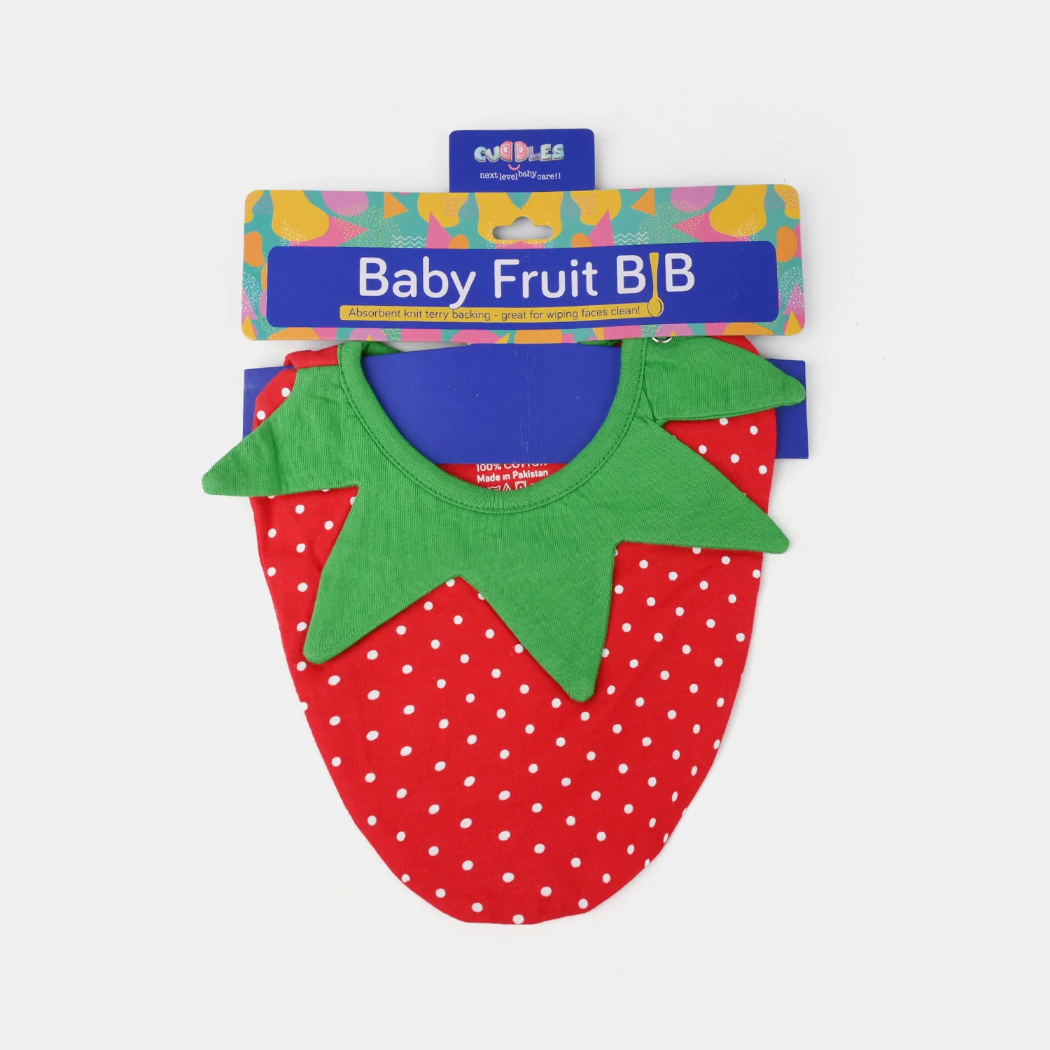 Cuddles Baby Fruit Ultra Soft Cotton Bib - Image 3
