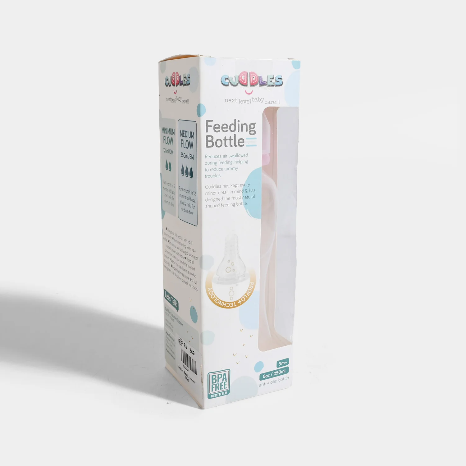 Cuddles Feeding Bottle 250ML - Image 3