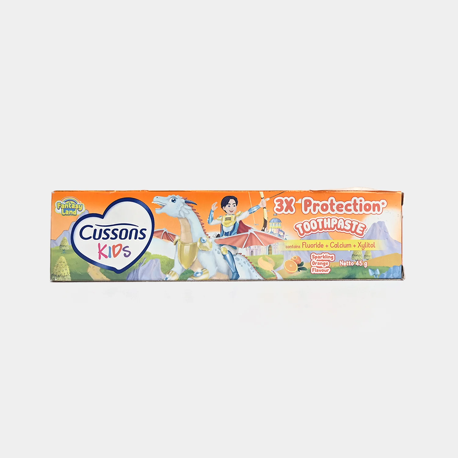 Cussons Kids Toothpaste Dragon Sparkling Orange 45gm - Image 2