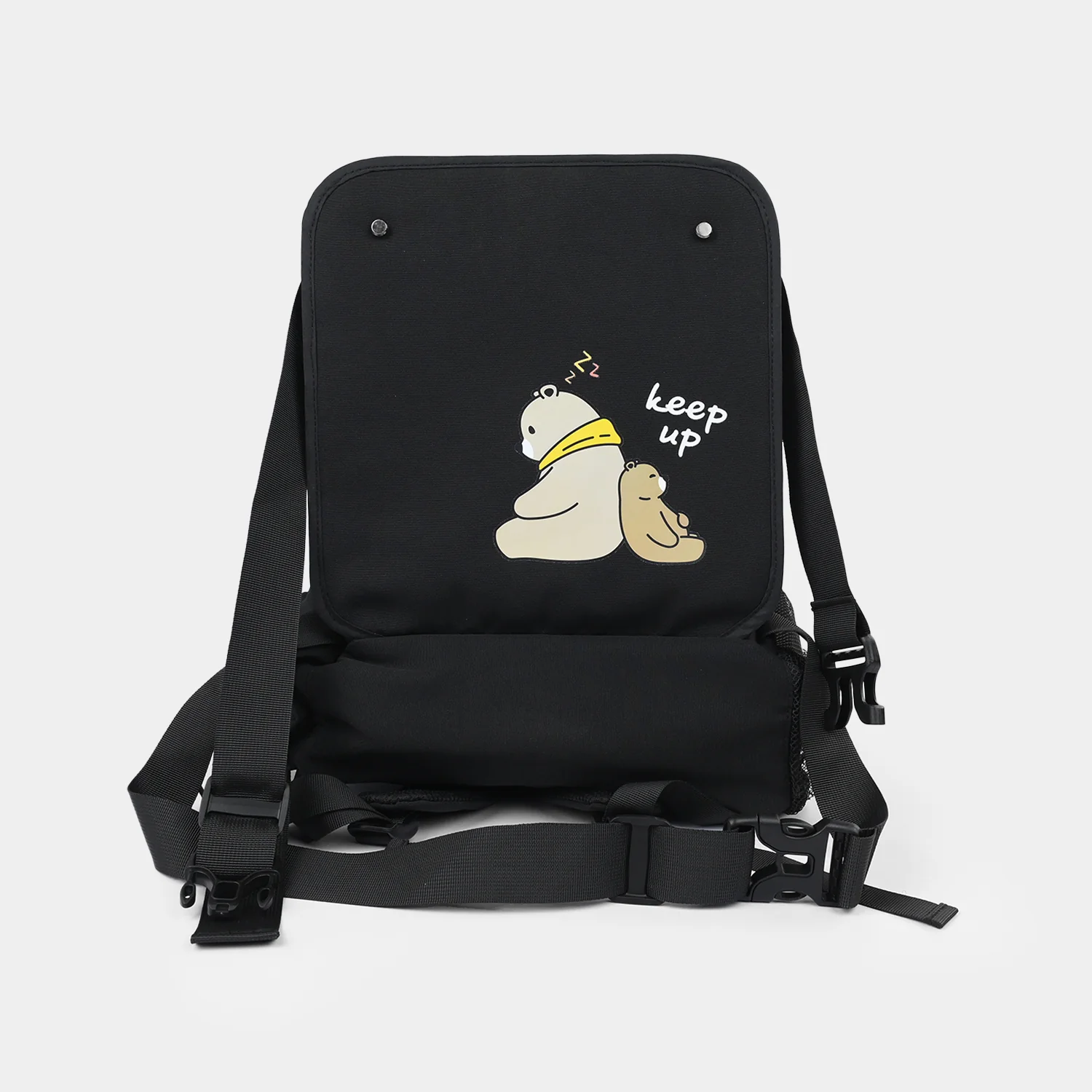 Convertible Travel Booster Seat and Diaper Bag