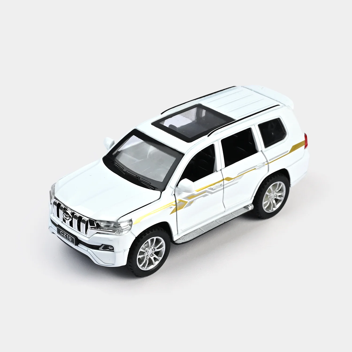 DIE-CAST MODEL PULLBACK CAR WITH LIGHT SOUND