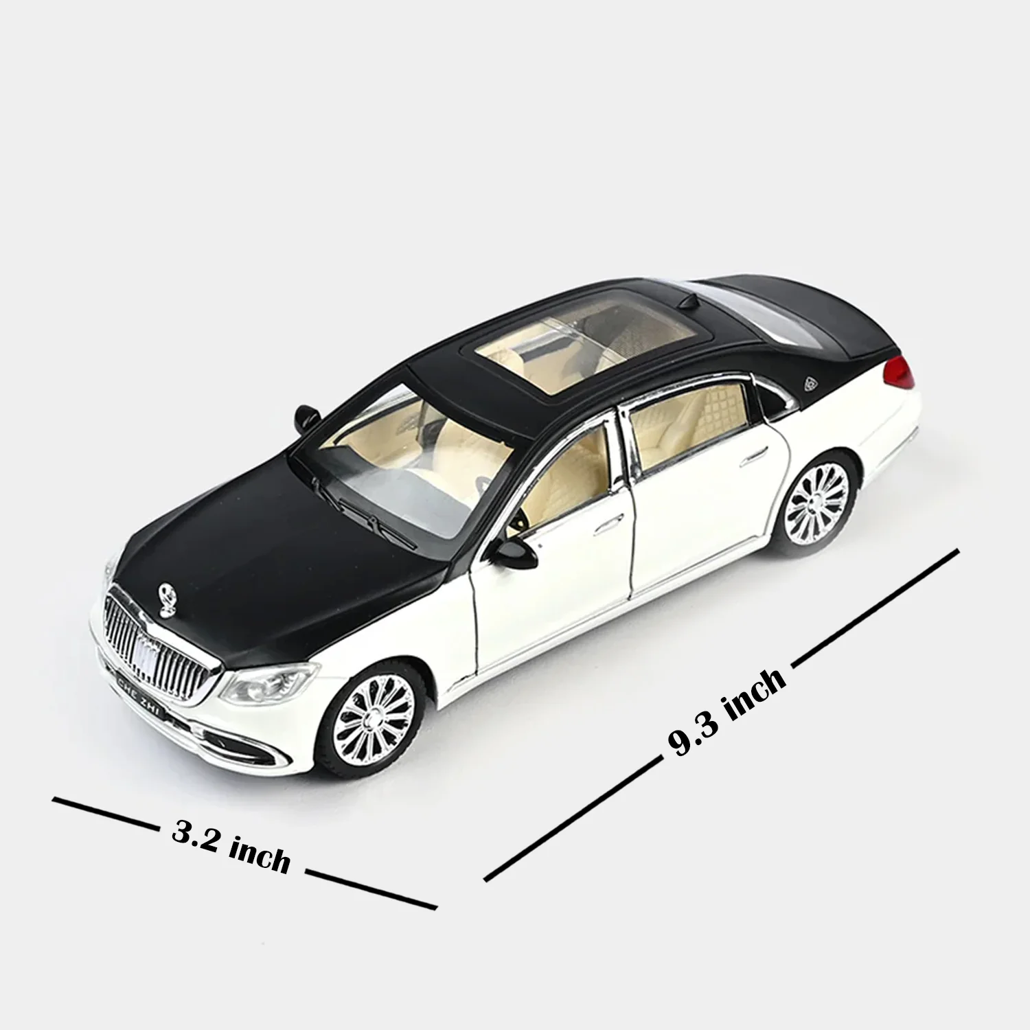 DIE-CAST MODEL PULLBACK CAR WITH LIGHT SOUND