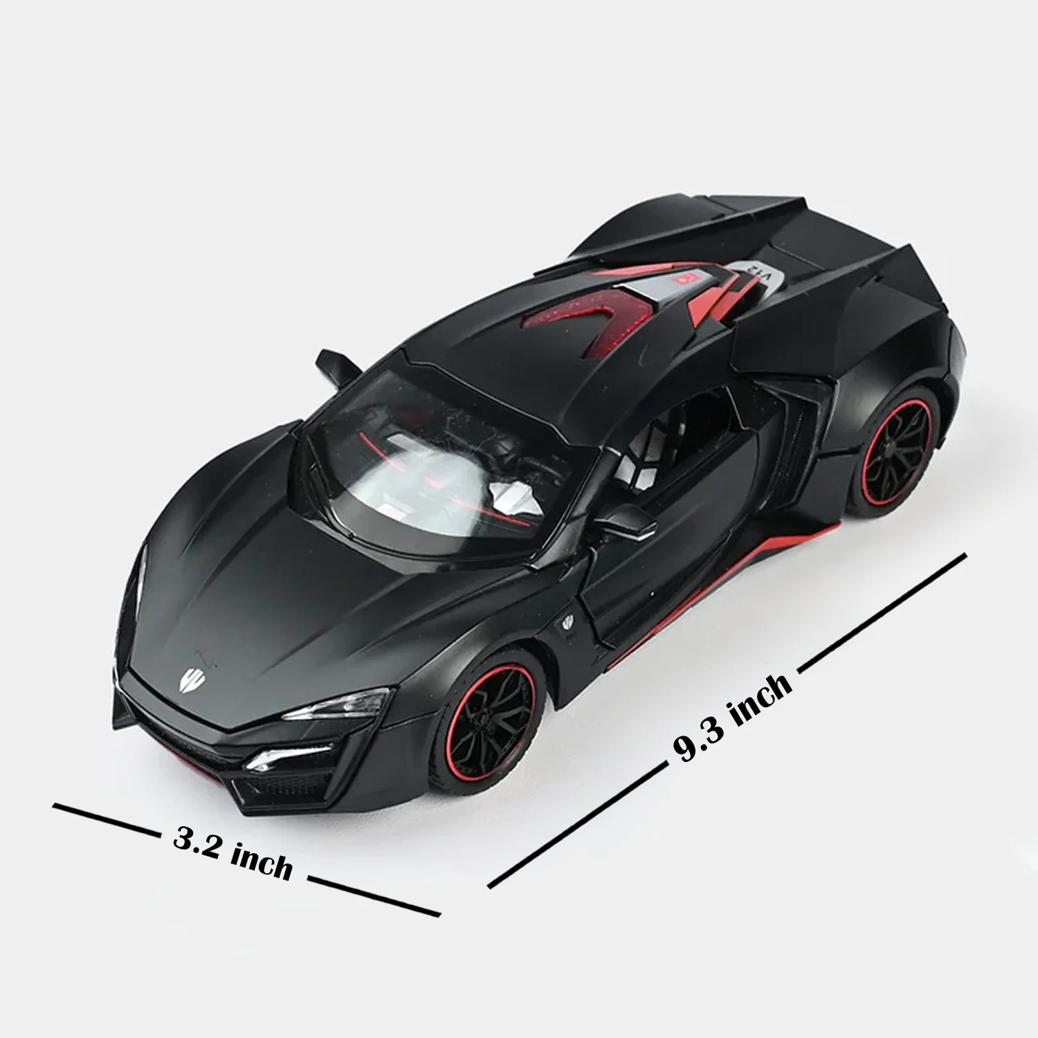 DIE-CAST MODEL PULLBACK CAR WITH LIGHT SOUND