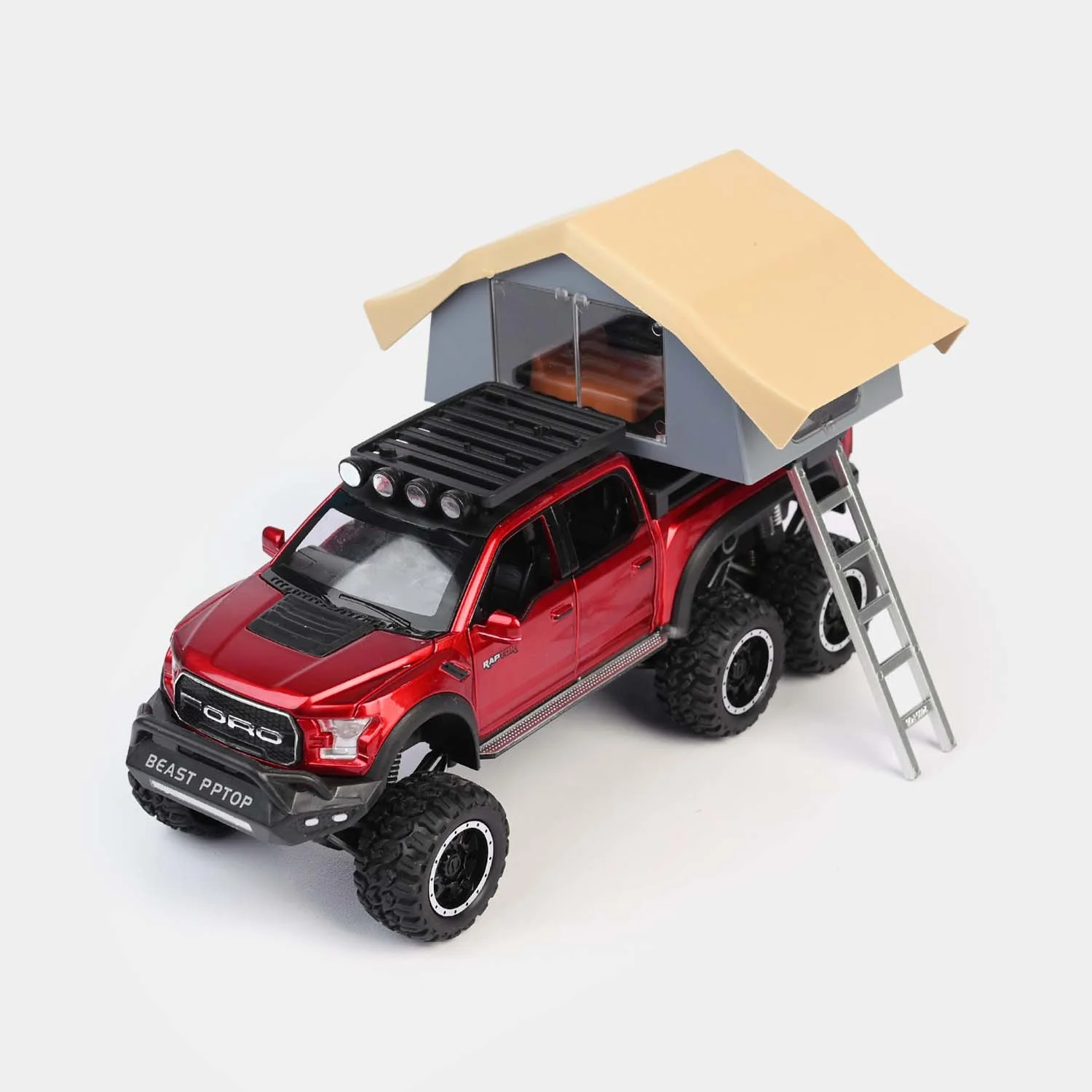 Die-cast Model Car with Roof Camping Tent - Image 2