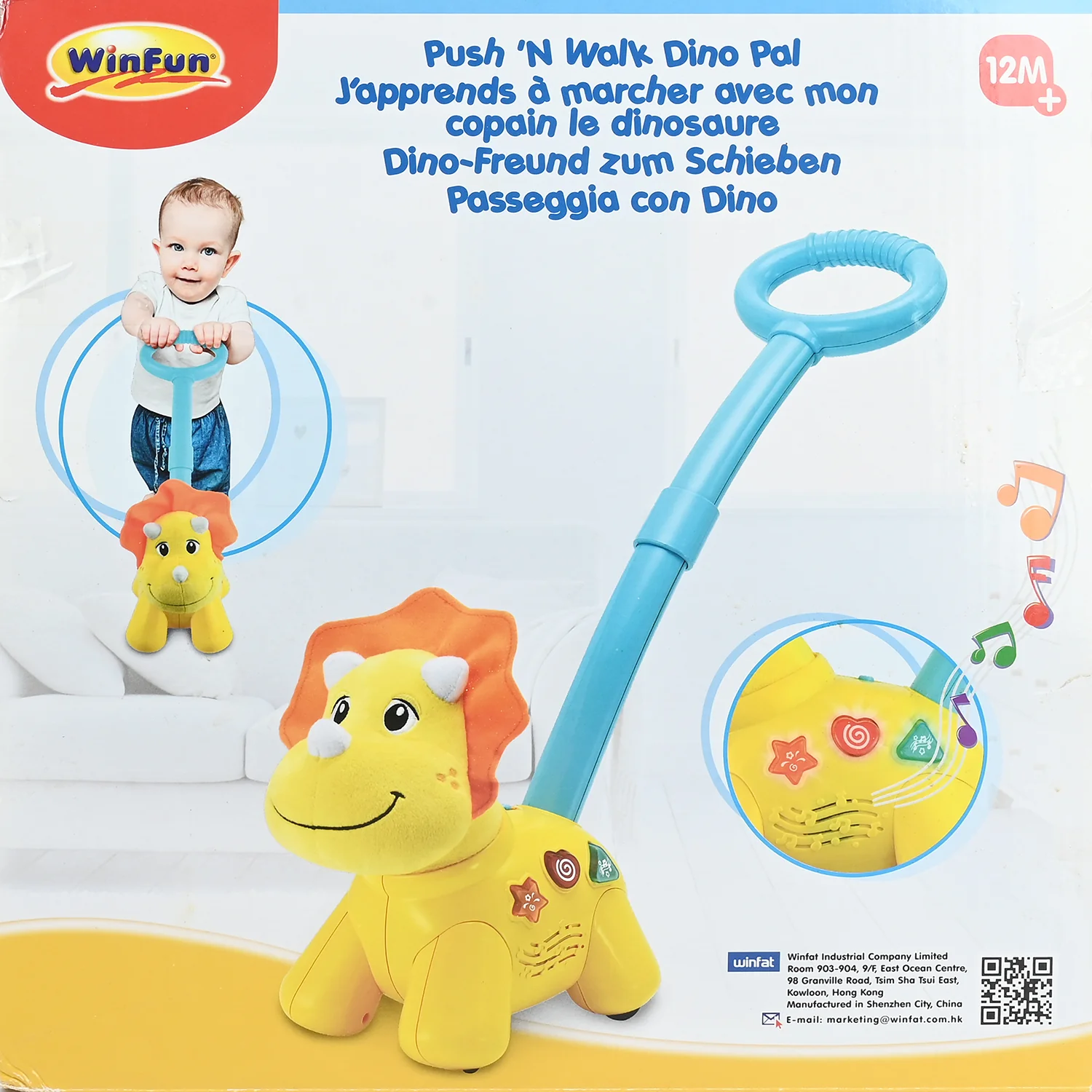 Push & Walk Dino Toy for Toddlers - Image 3