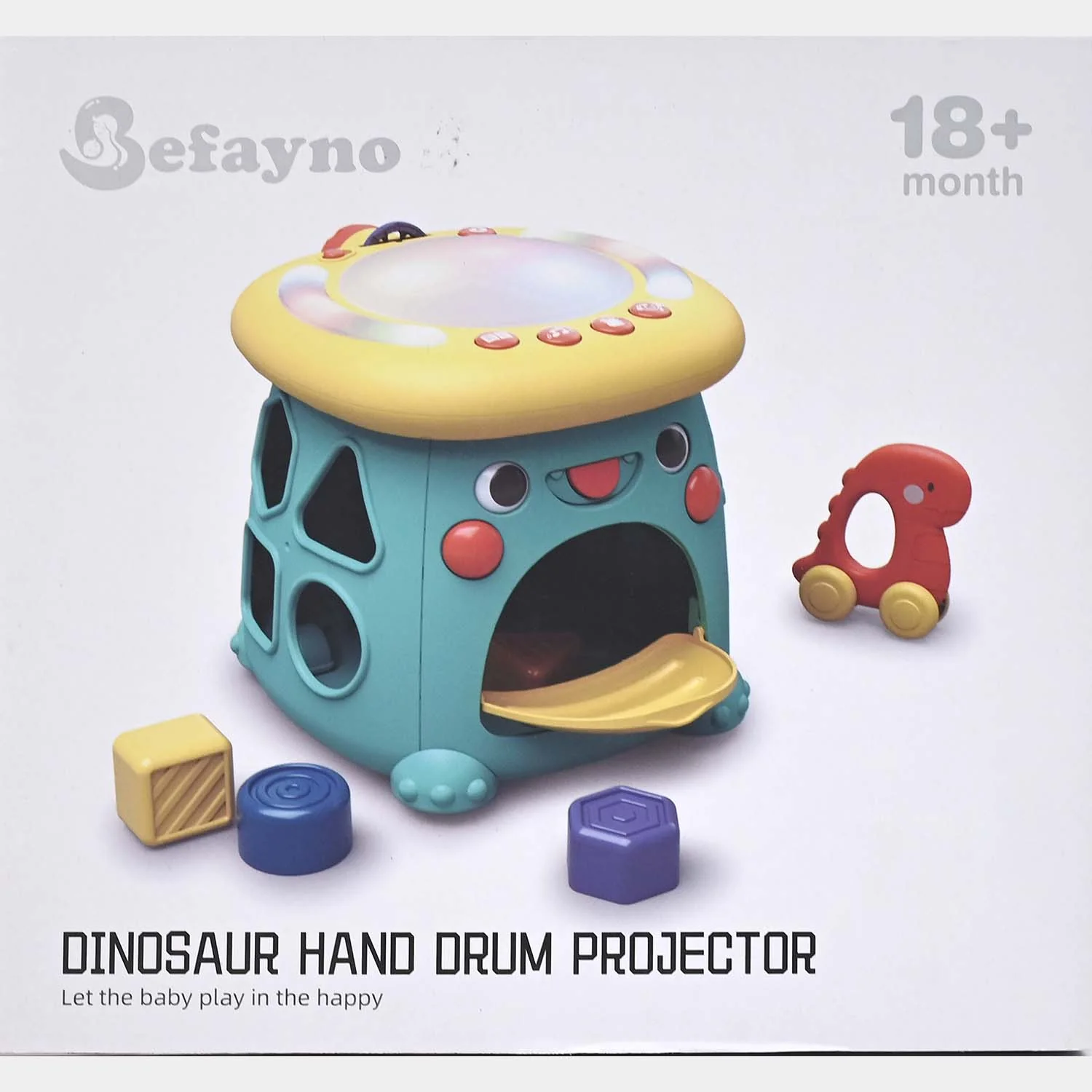 Dinosaur Hard Drum W/Light & Music Toy - Image 11