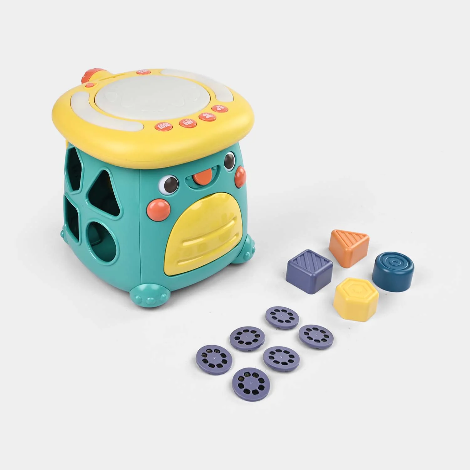 Dinosaur Hard Drum W/Light & Music Toy - Image 4