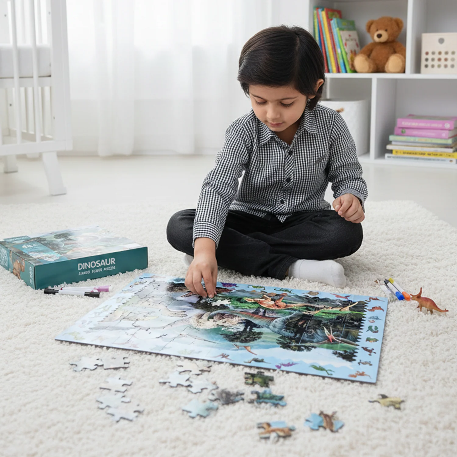 Dinosaur Painting Puzzle