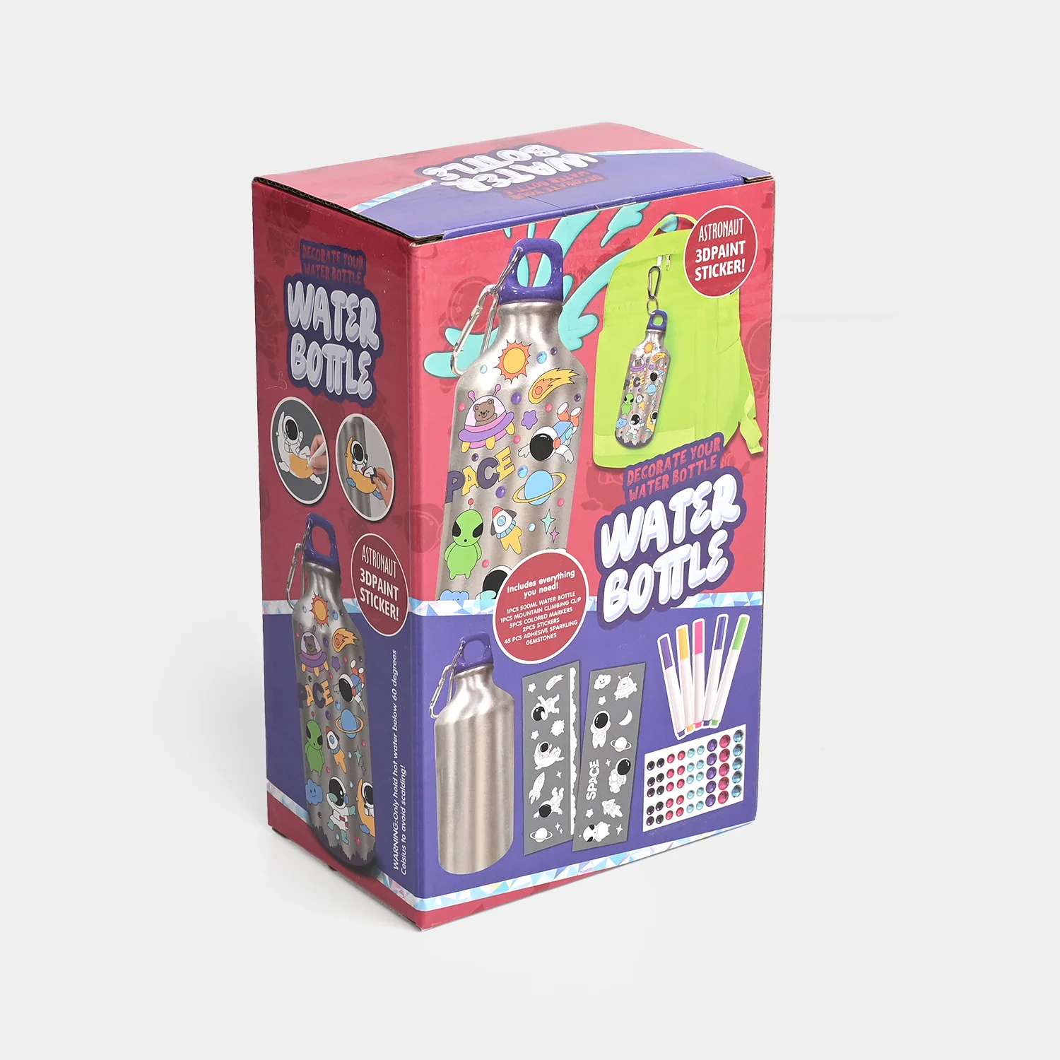 Decorate Your Own Water Bottle – Creative Craft Kit - Image 3