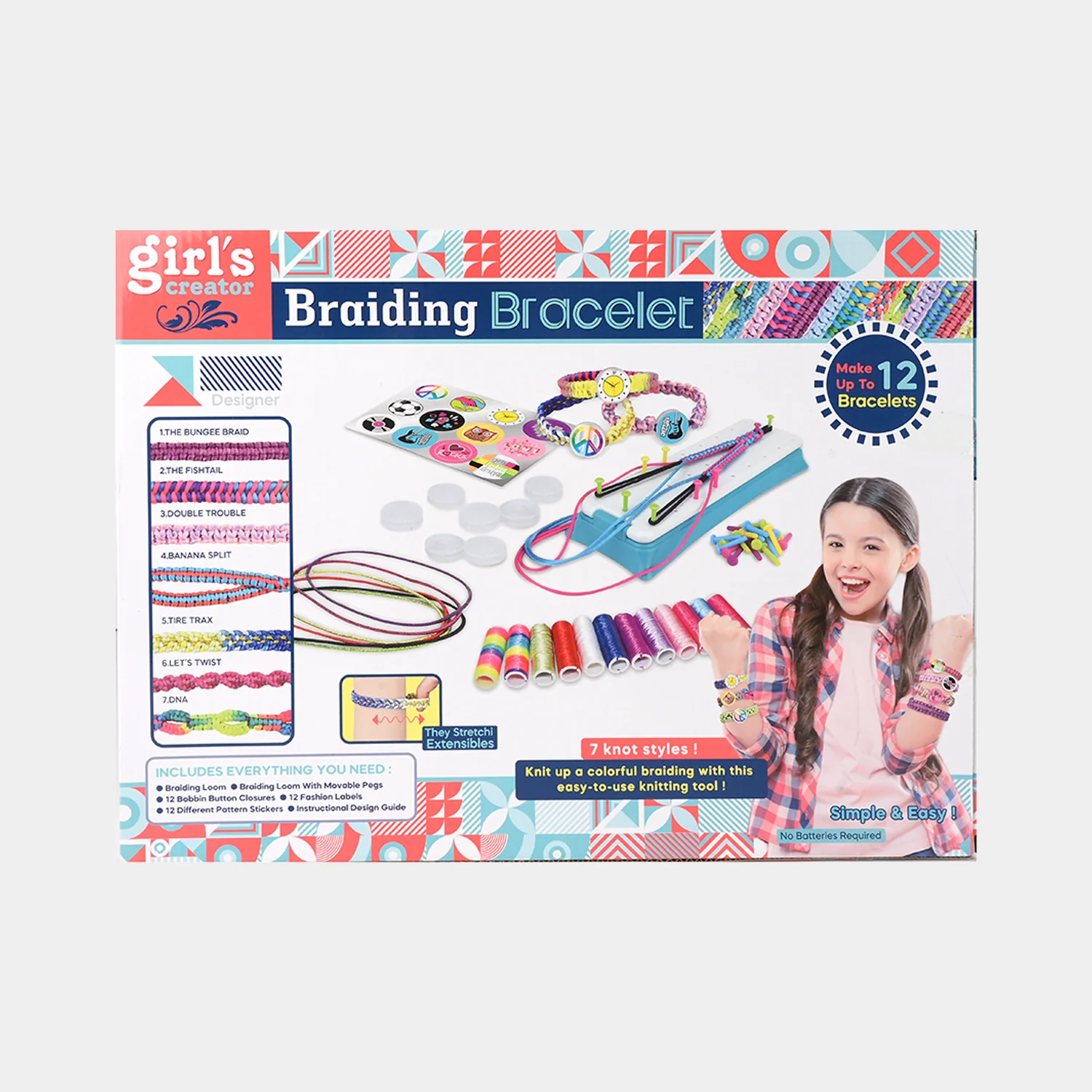 DIY Braiding Bracelet Set for Kids - Image 6