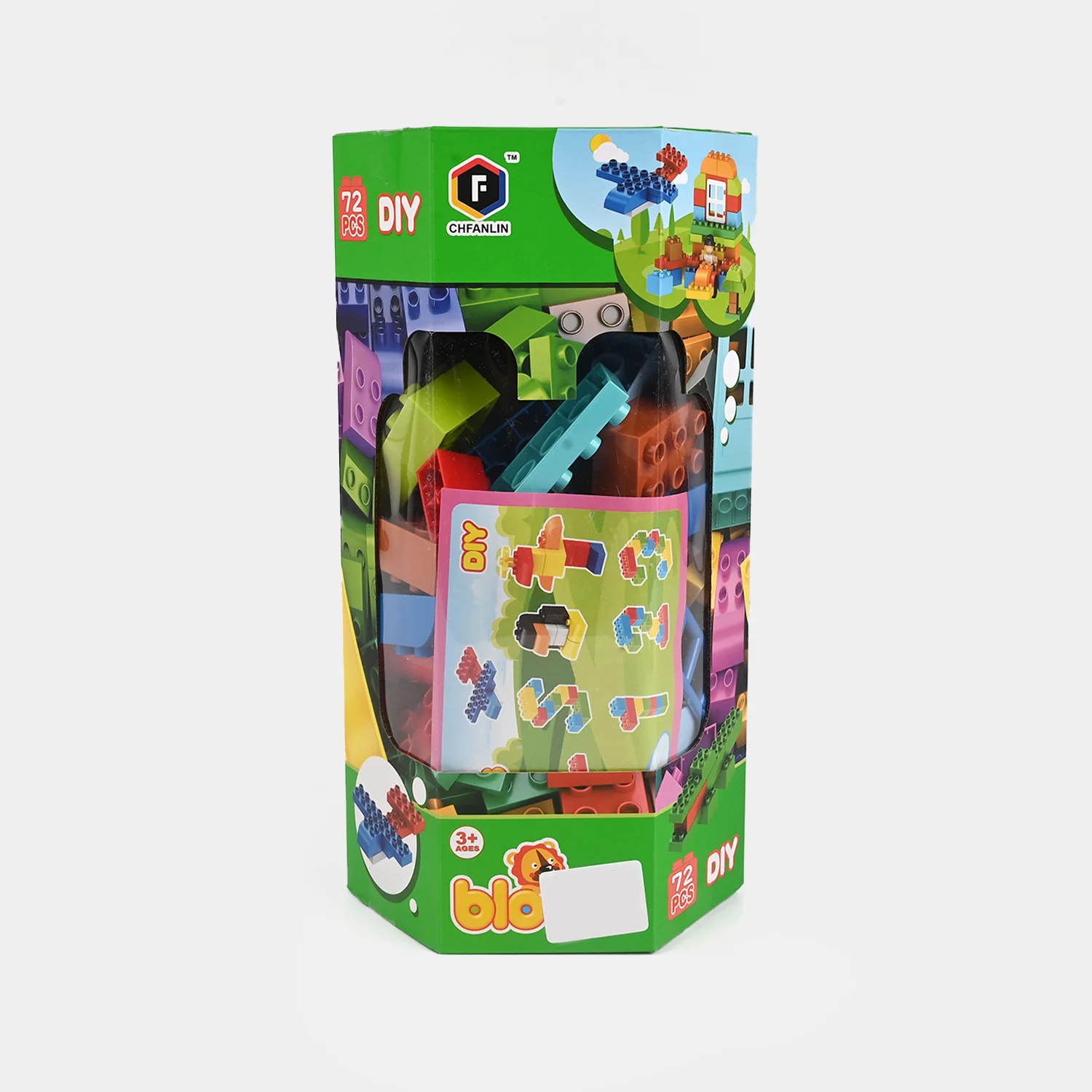 DIY Building Blocks Set – 72 Pieces - Image 3