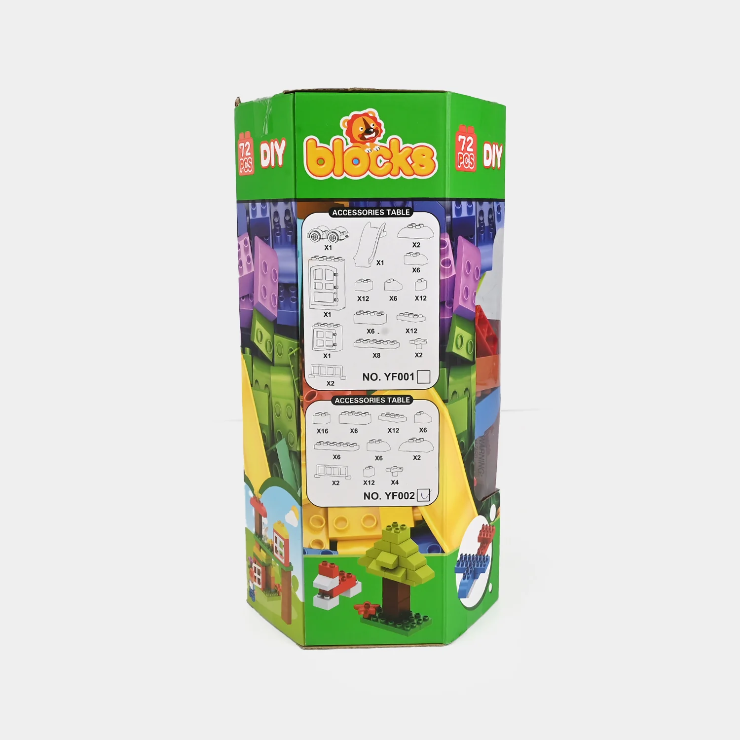 DIY Building Blocks Set – 72 Pieces - Image 4